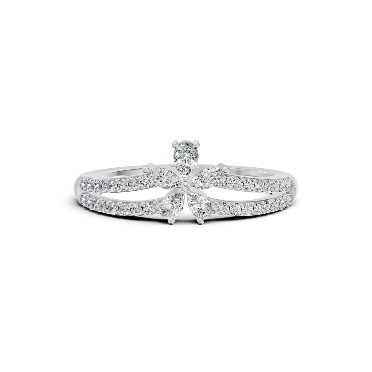 Marquise Cluster Diamond Ring