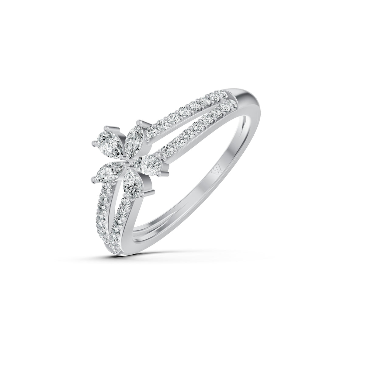 Marquise Cluster Diamond Ring