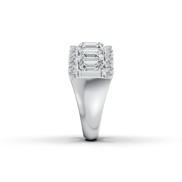 Regal Baguette Diamond Band Ring