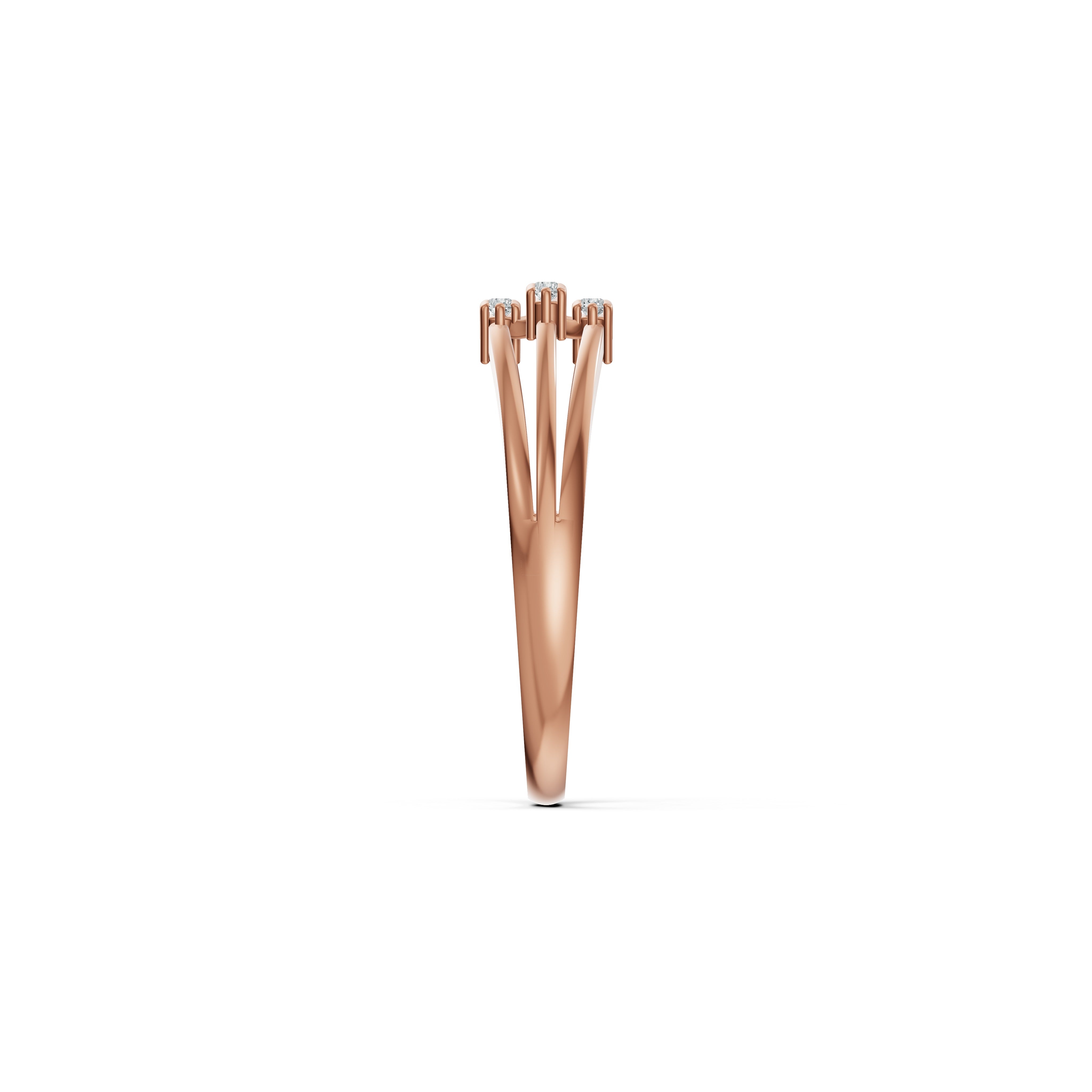 Celestial Lattice Diamond Ring