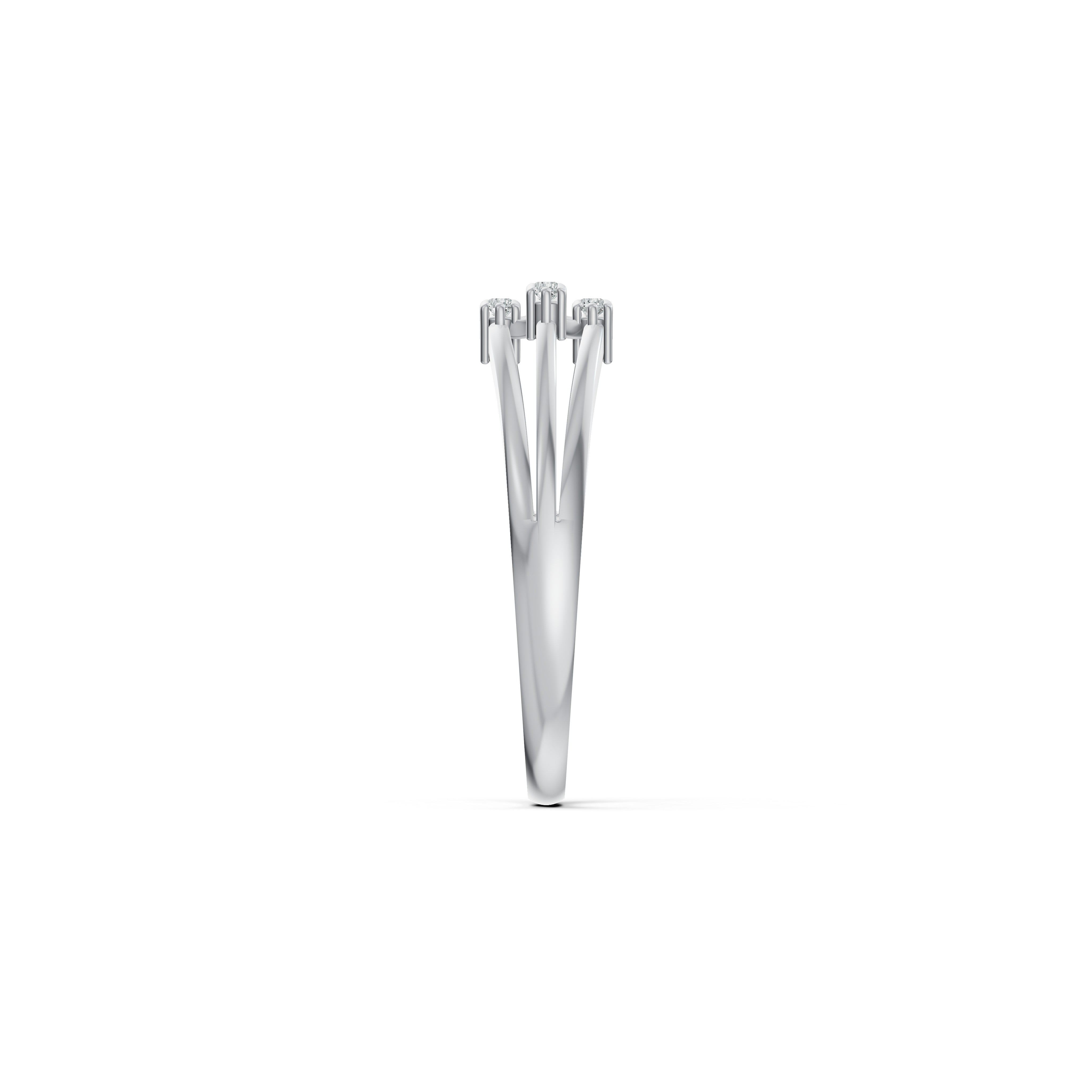 Celestial Lattice Diamond Ring