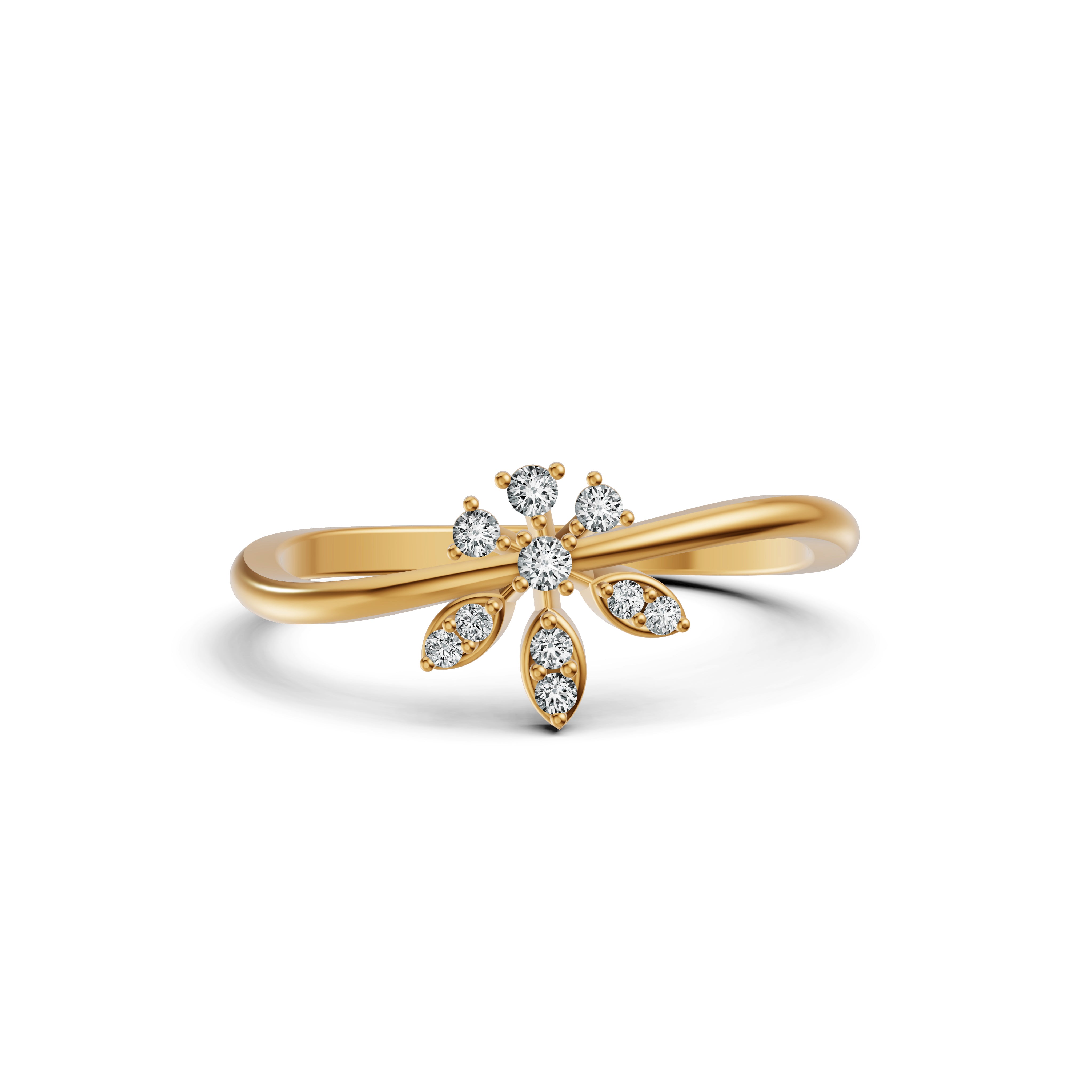 Graceful Bouquet Diamond Ring