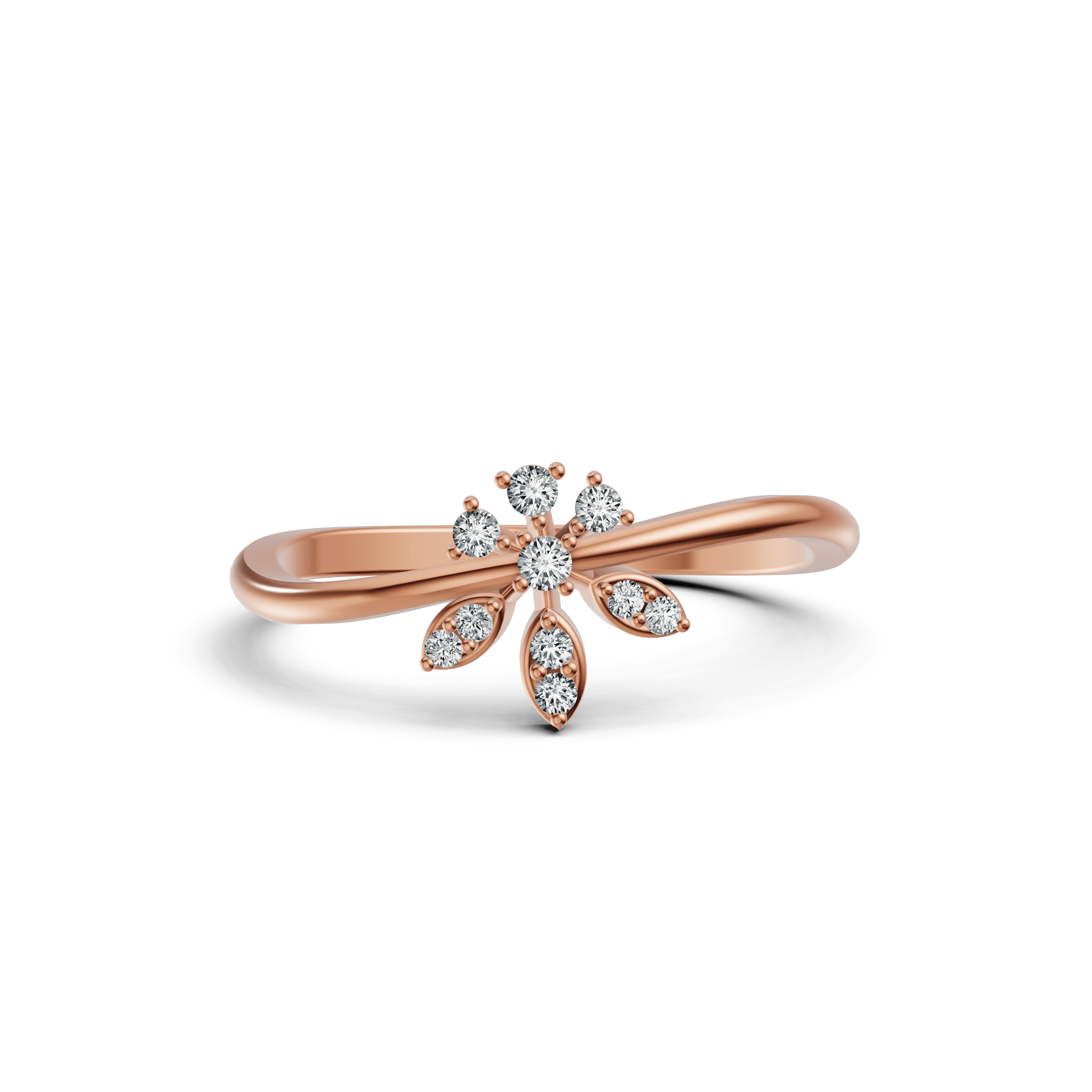 Graceful Bouquet Diamond Ring