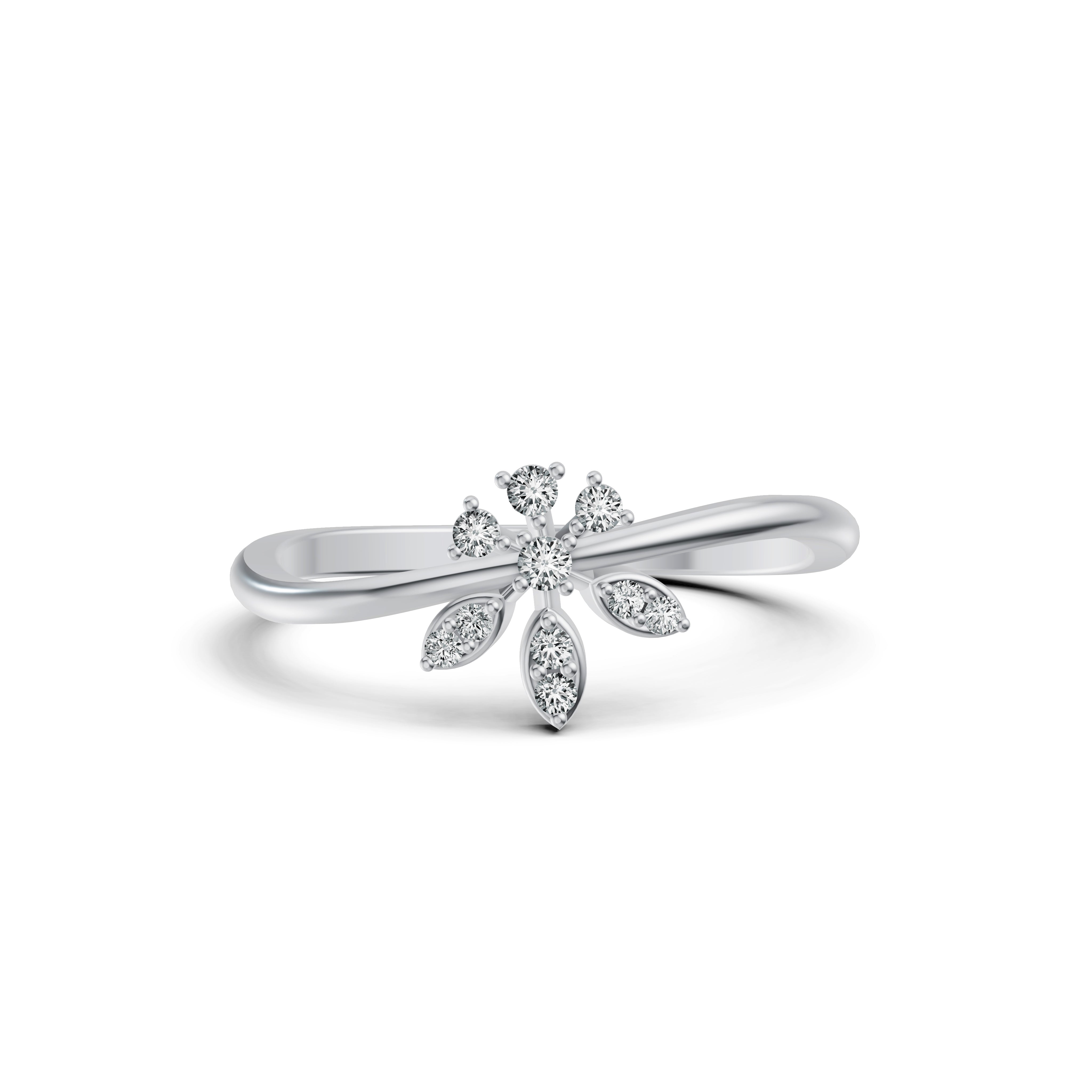 Graceful Bouquet Diamond Ring