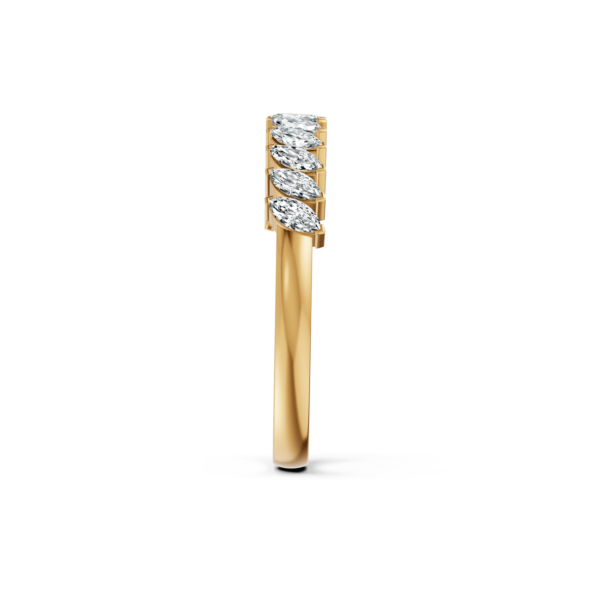 Marquise Diamond Band Ring