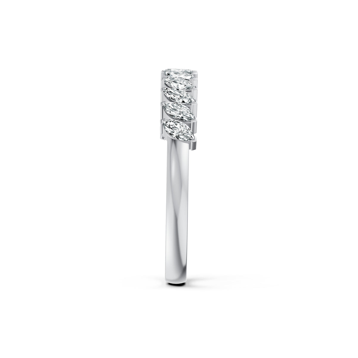 Marquise Diamond Band Ring