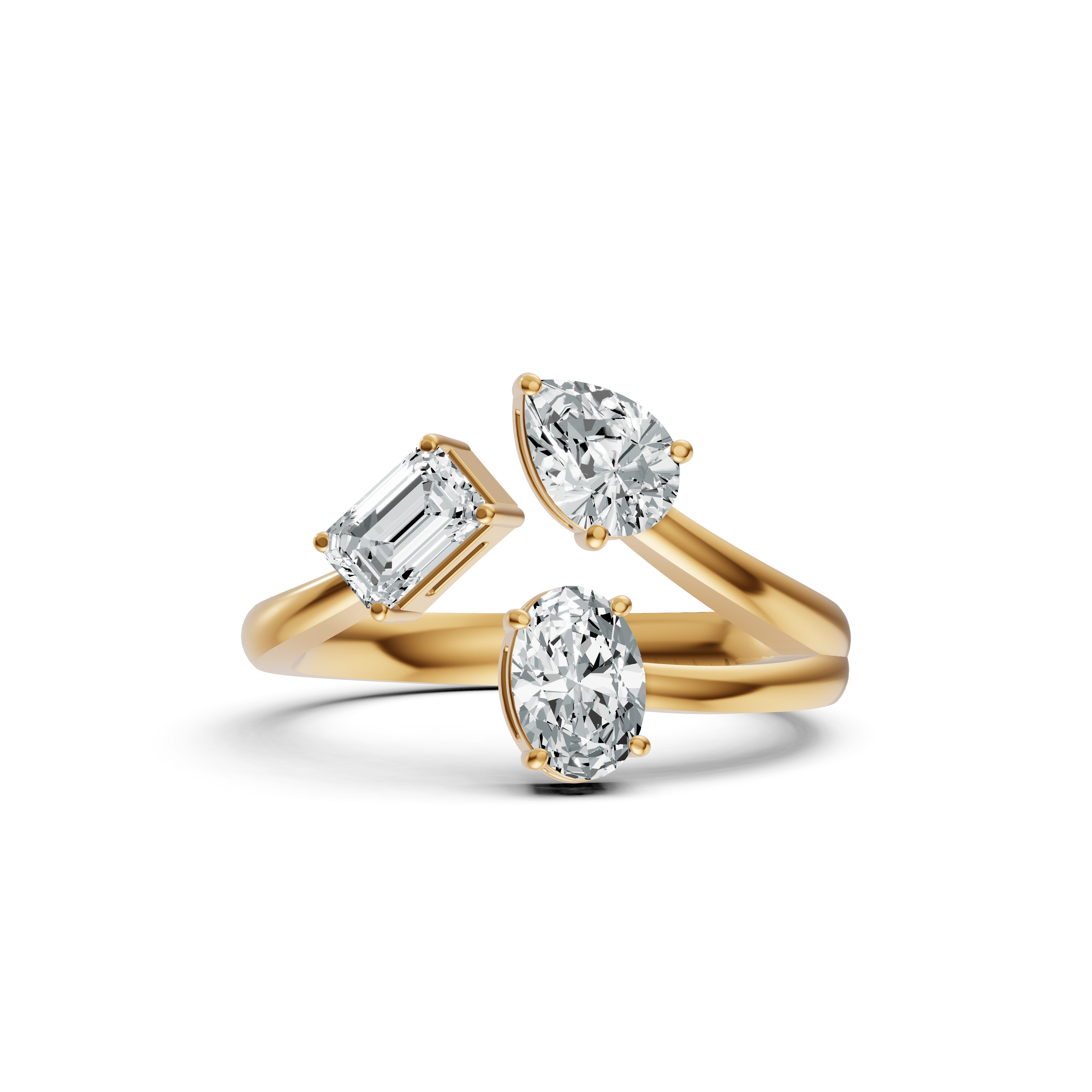 Signature Multishape Solitaire Diamond Ring