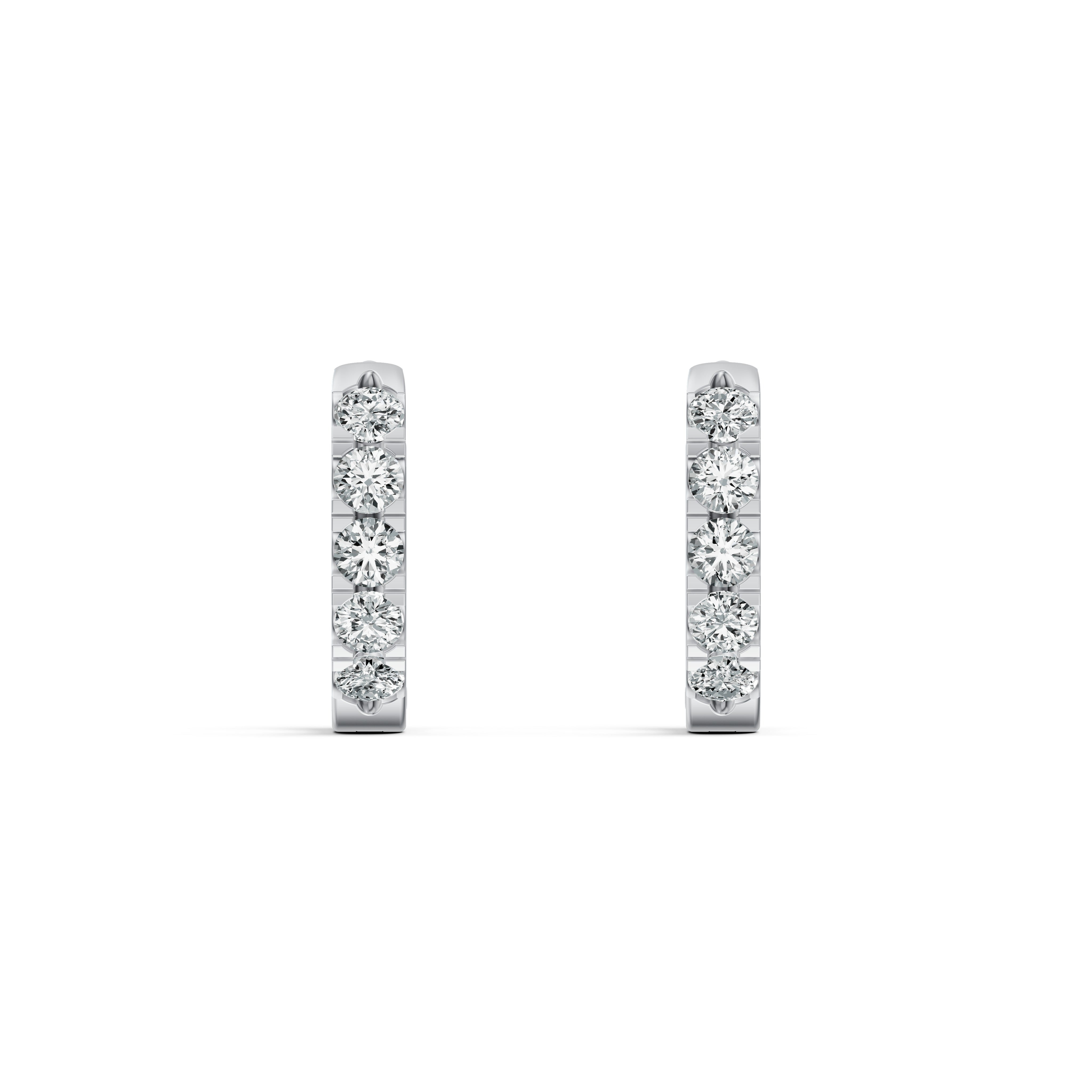 Classic Huggie Diamond Earrings