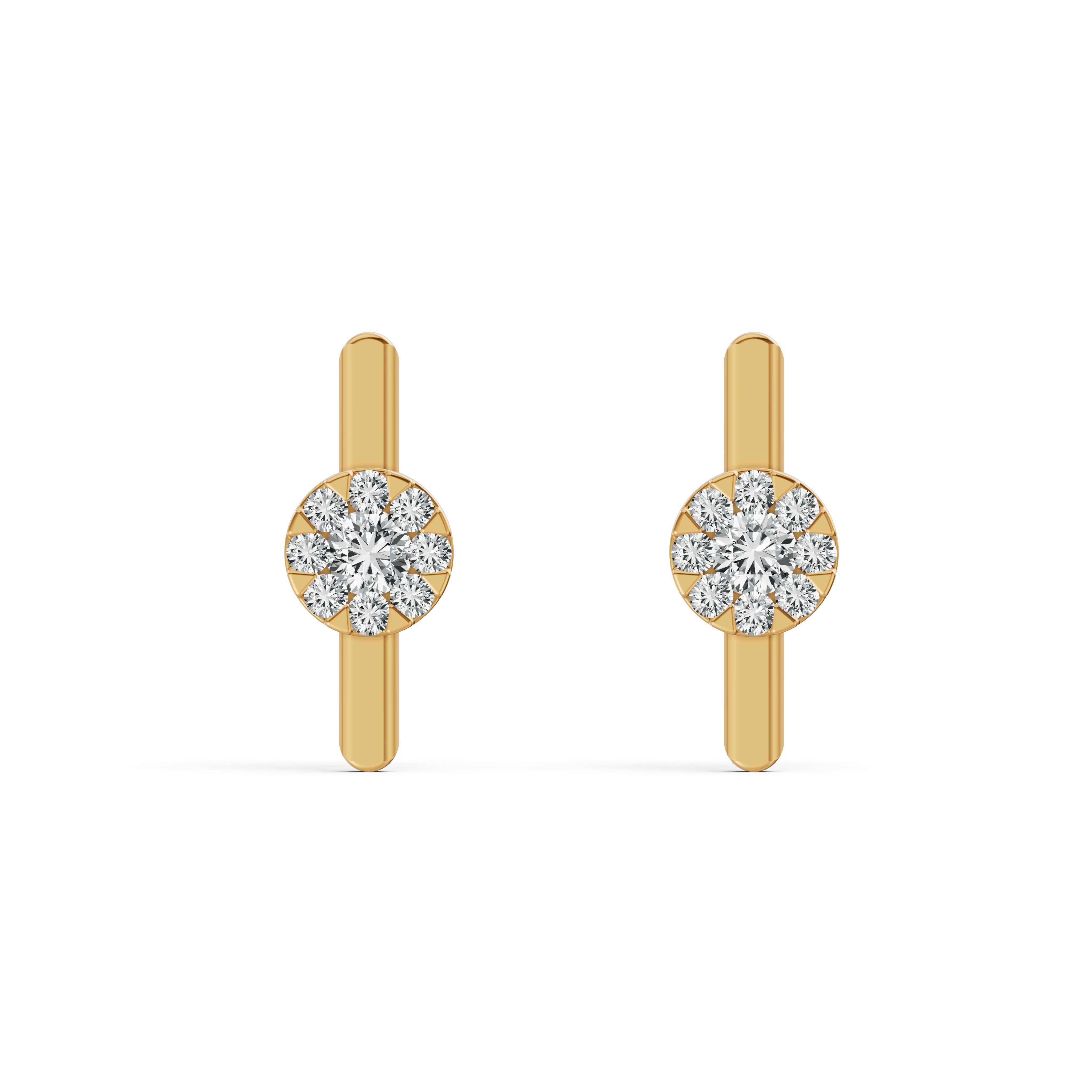 Bloom Bar Diamond Stud Earrings