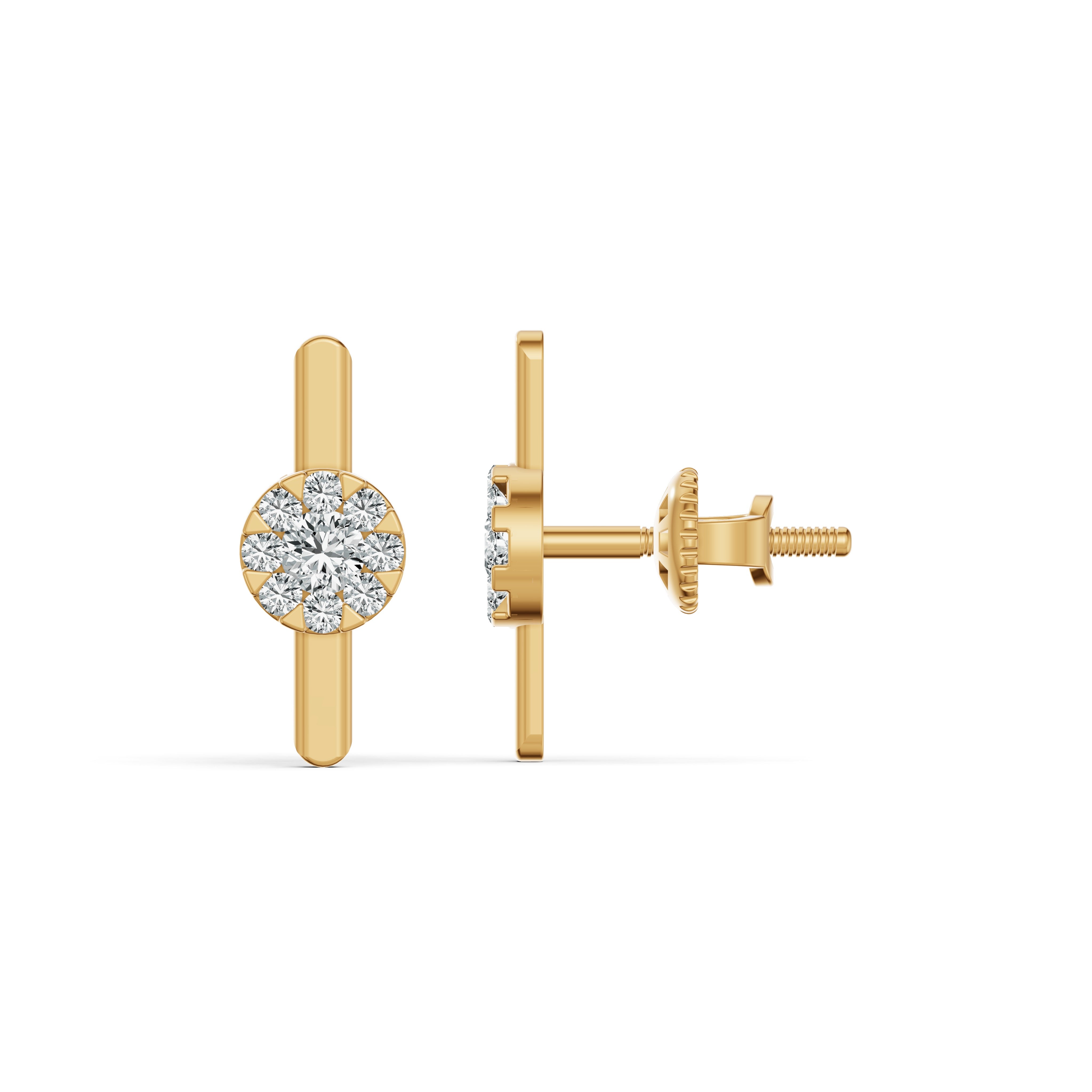 Bloom Bar Diamond Stud Earrings