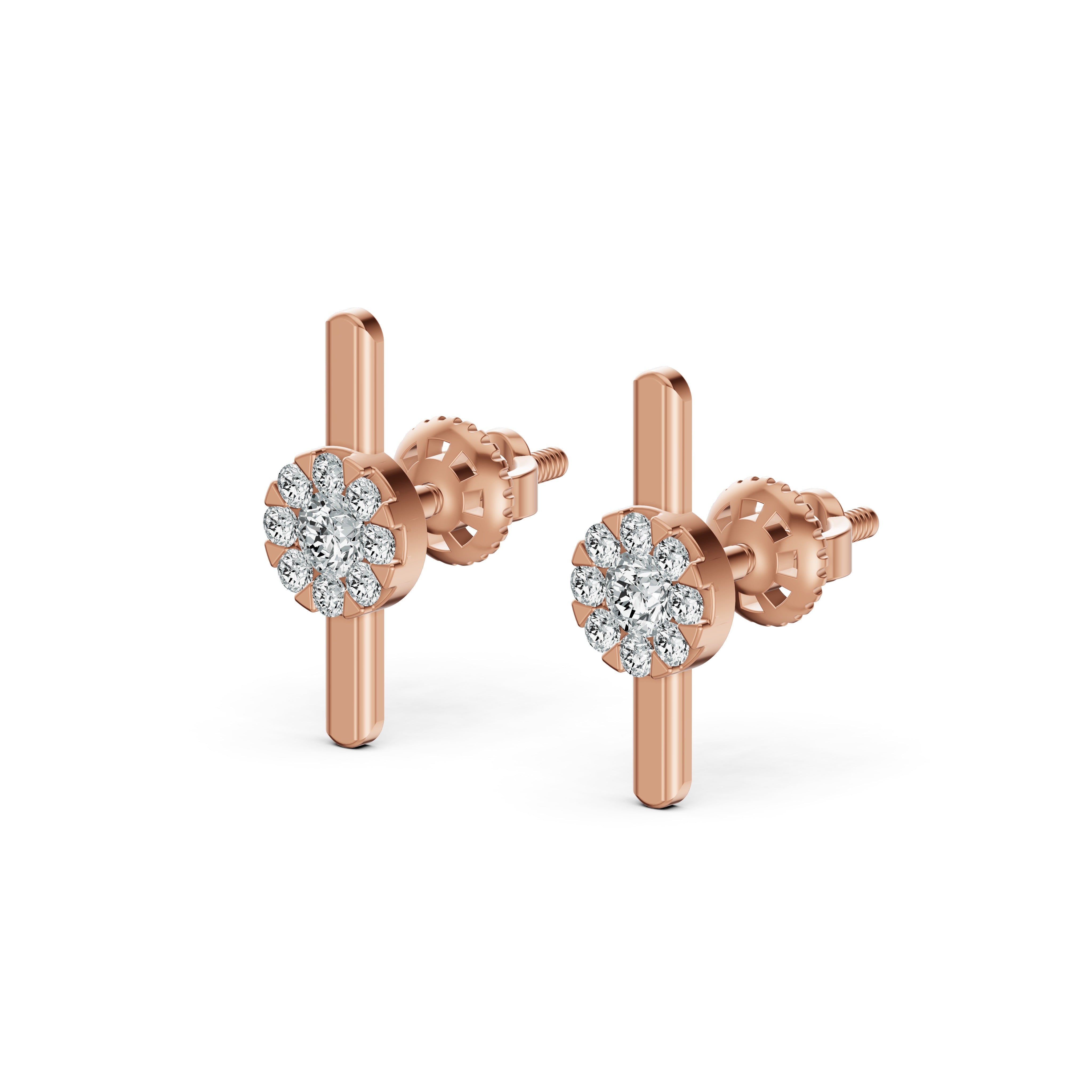 Bloom Bar Diamond Stud Earrings