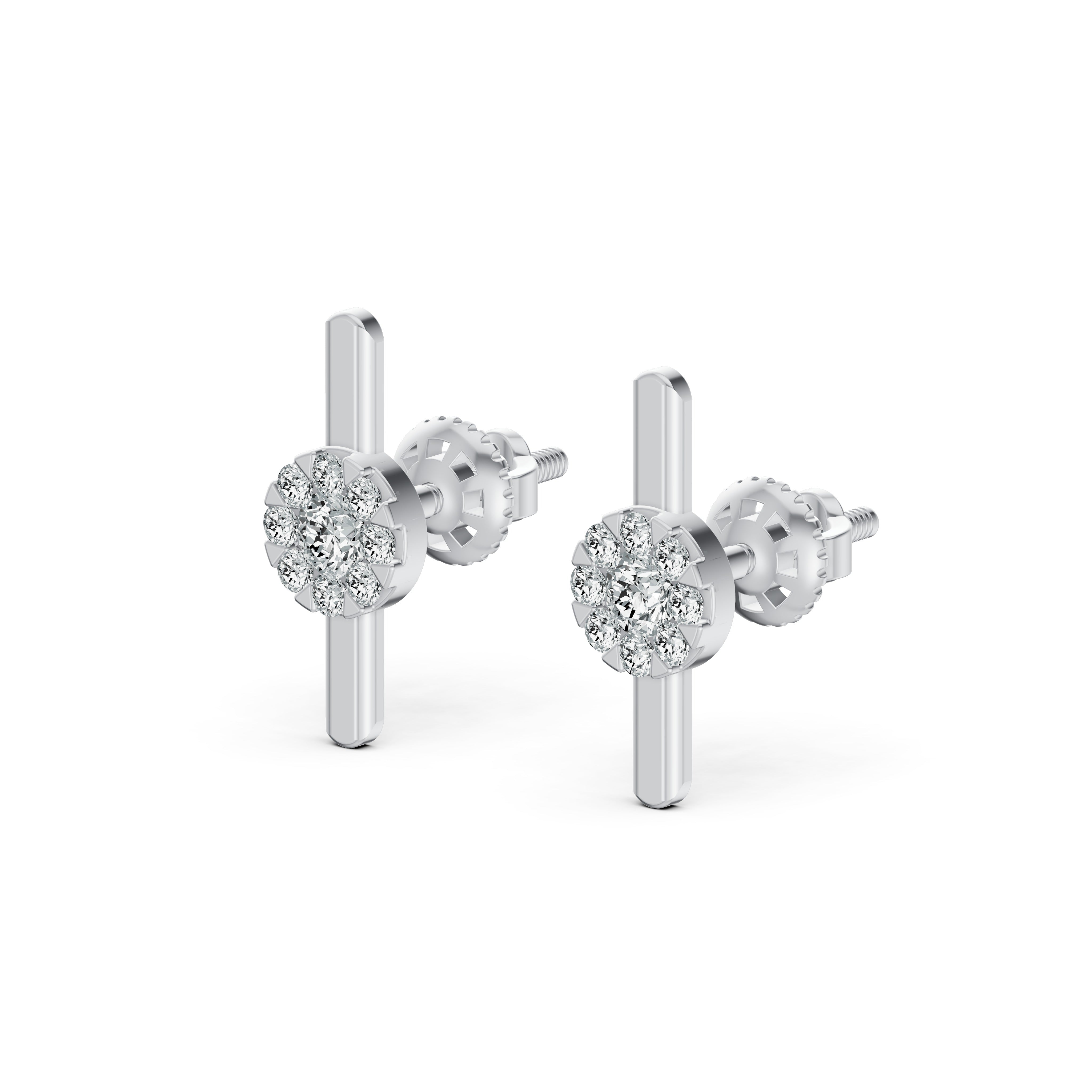 Bloom Bar Diamond Stud Earrings