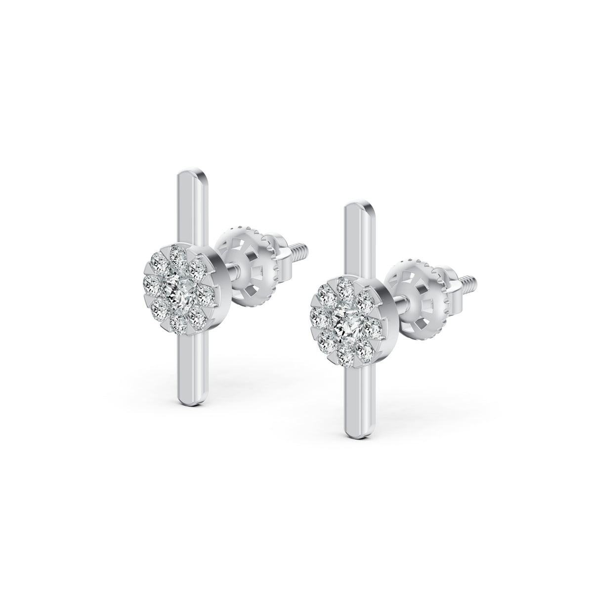 Bloom Bar Diamond Stud Earrings