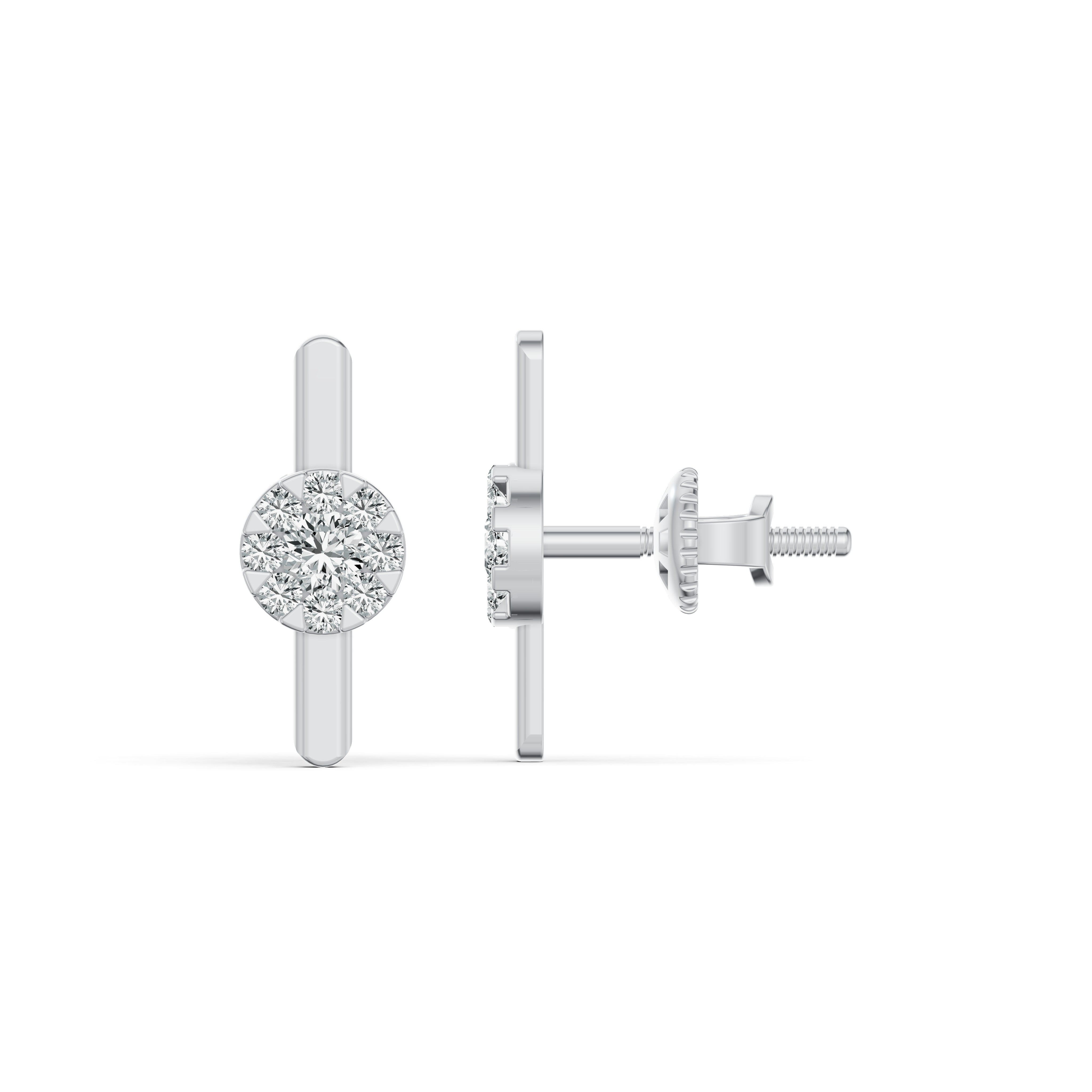 Bloom Bar Diamond Stud Earrings