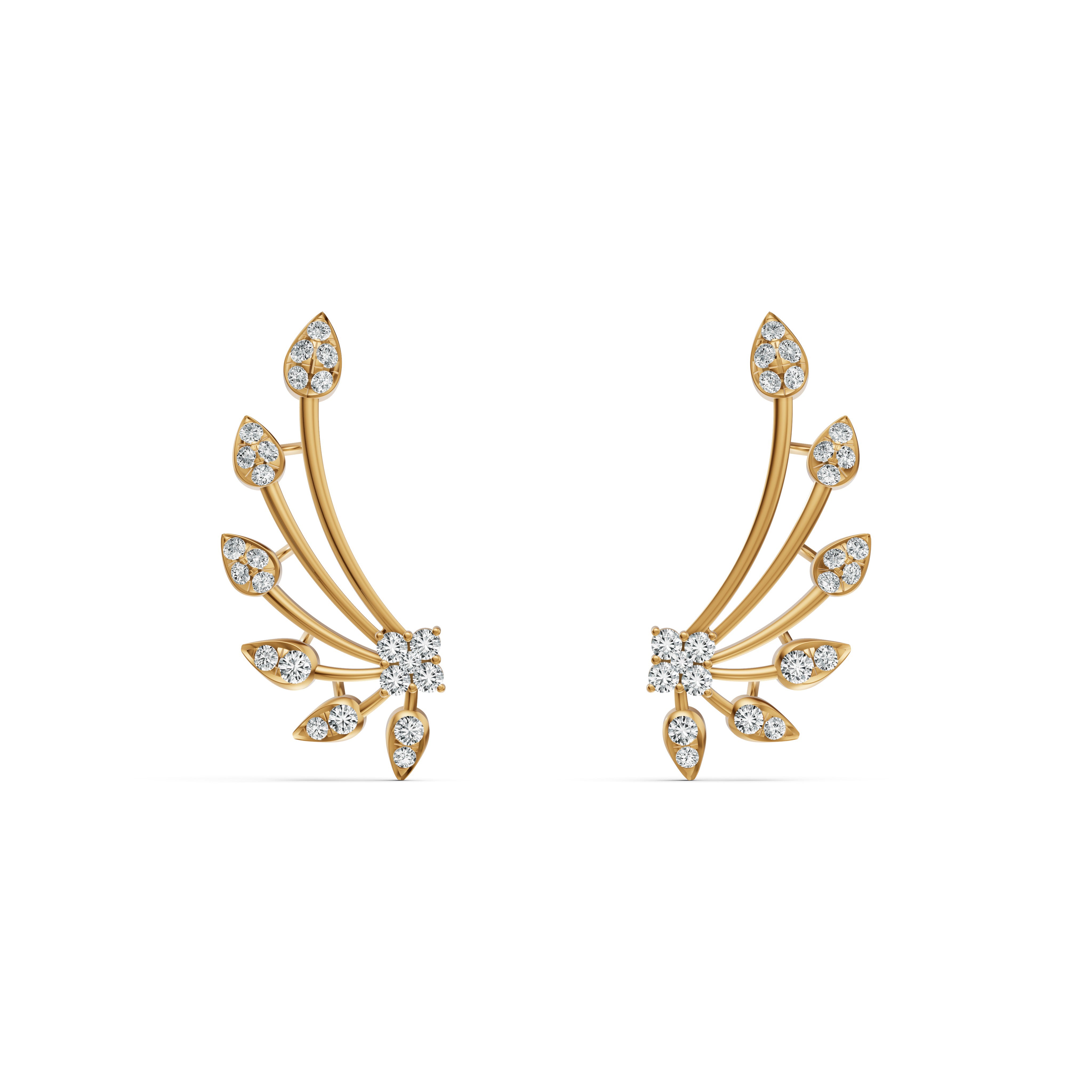 Diamond Willow Ear Cuffs