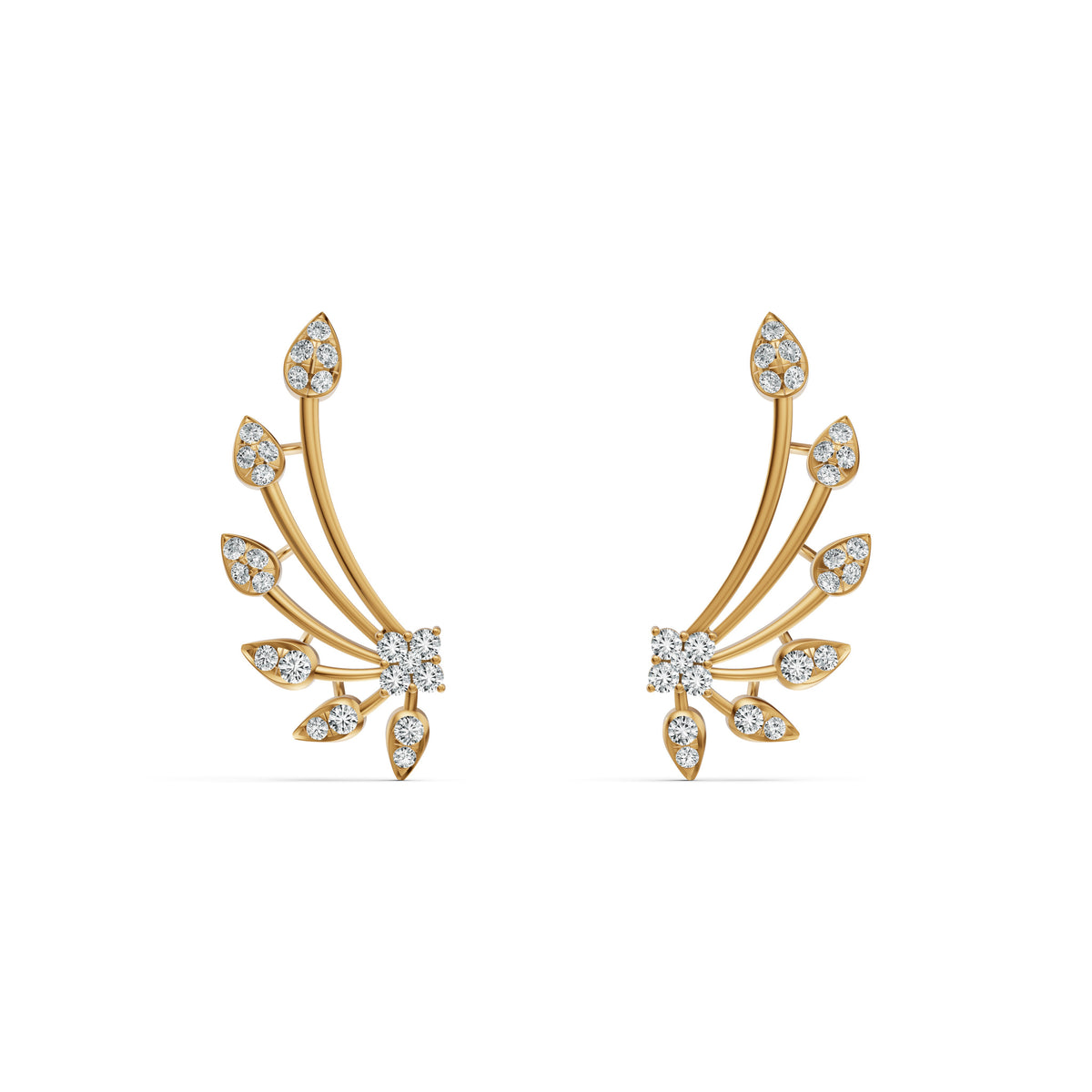 Diamond Willow Ear Cuffs