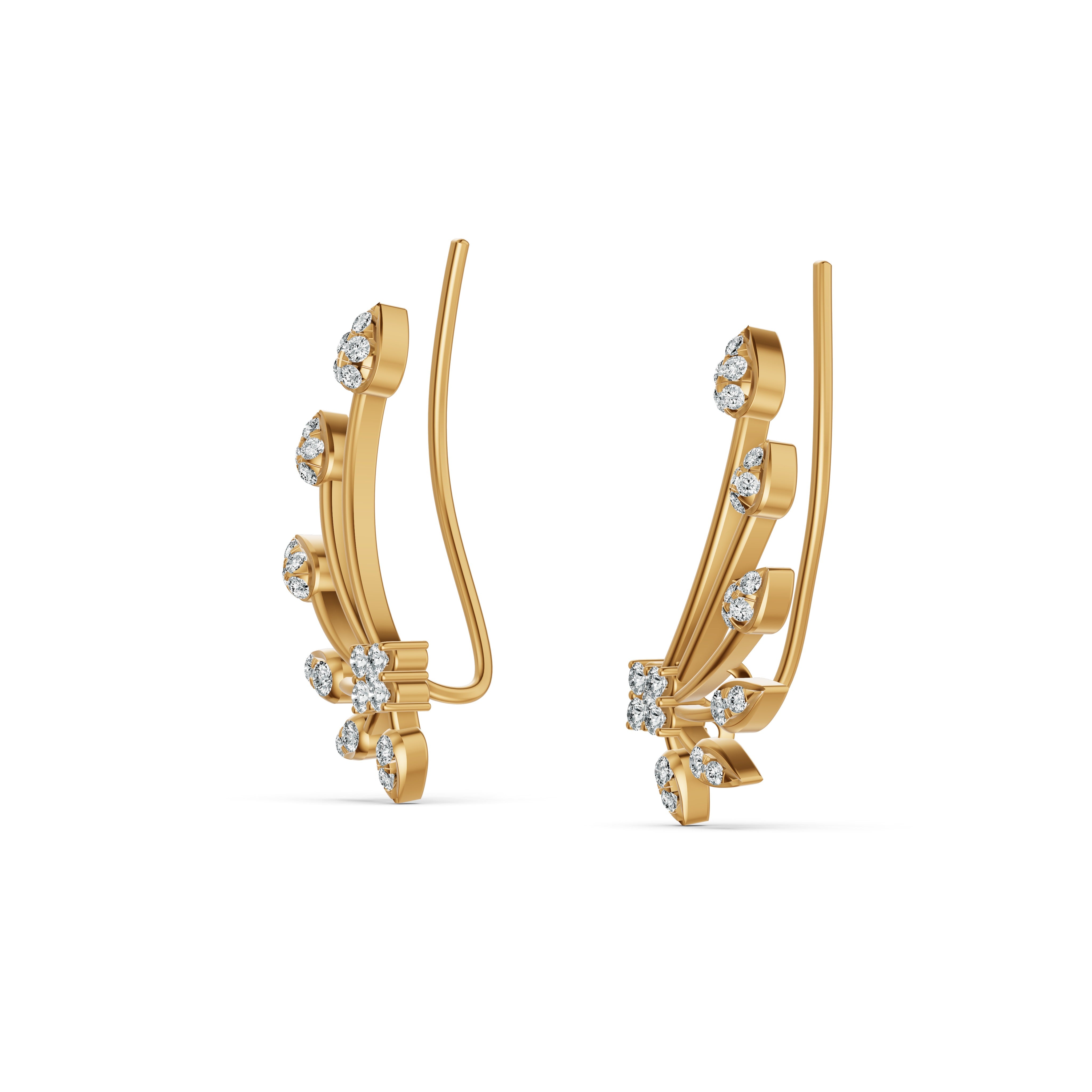 Diamond Willow Ear Cuffs