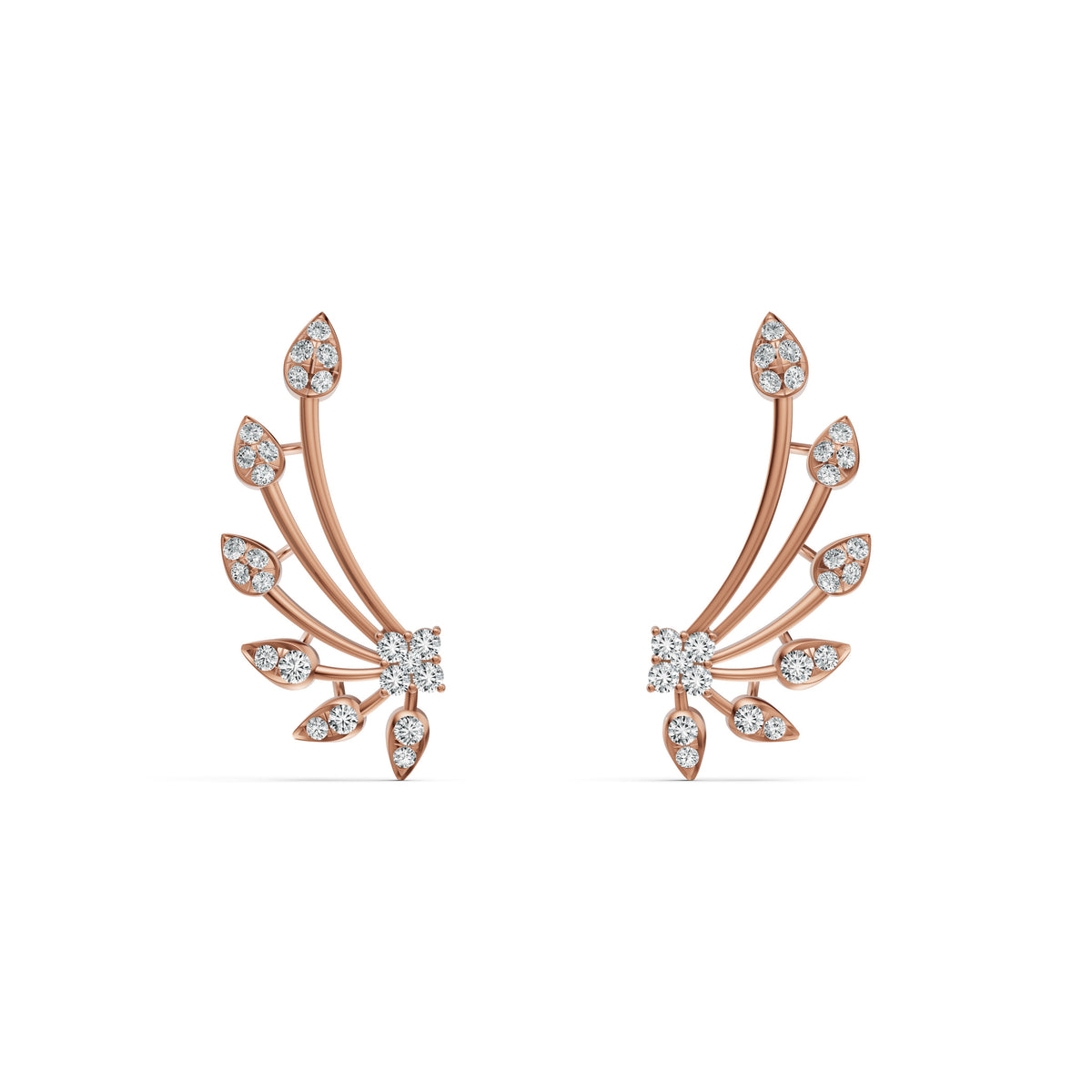 Diamond Willow Ear Cuffs