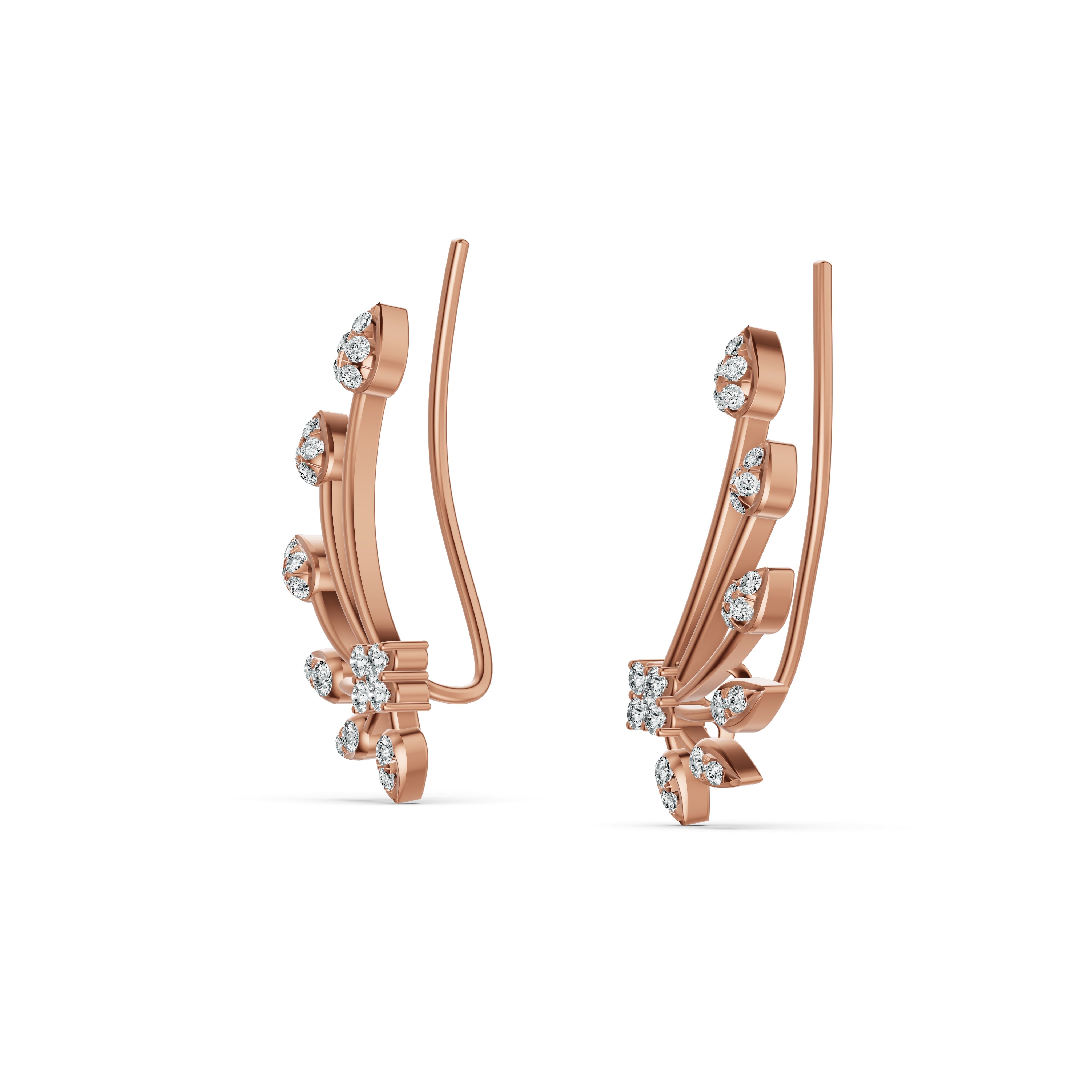 Diamond Willow Ear Cuffs