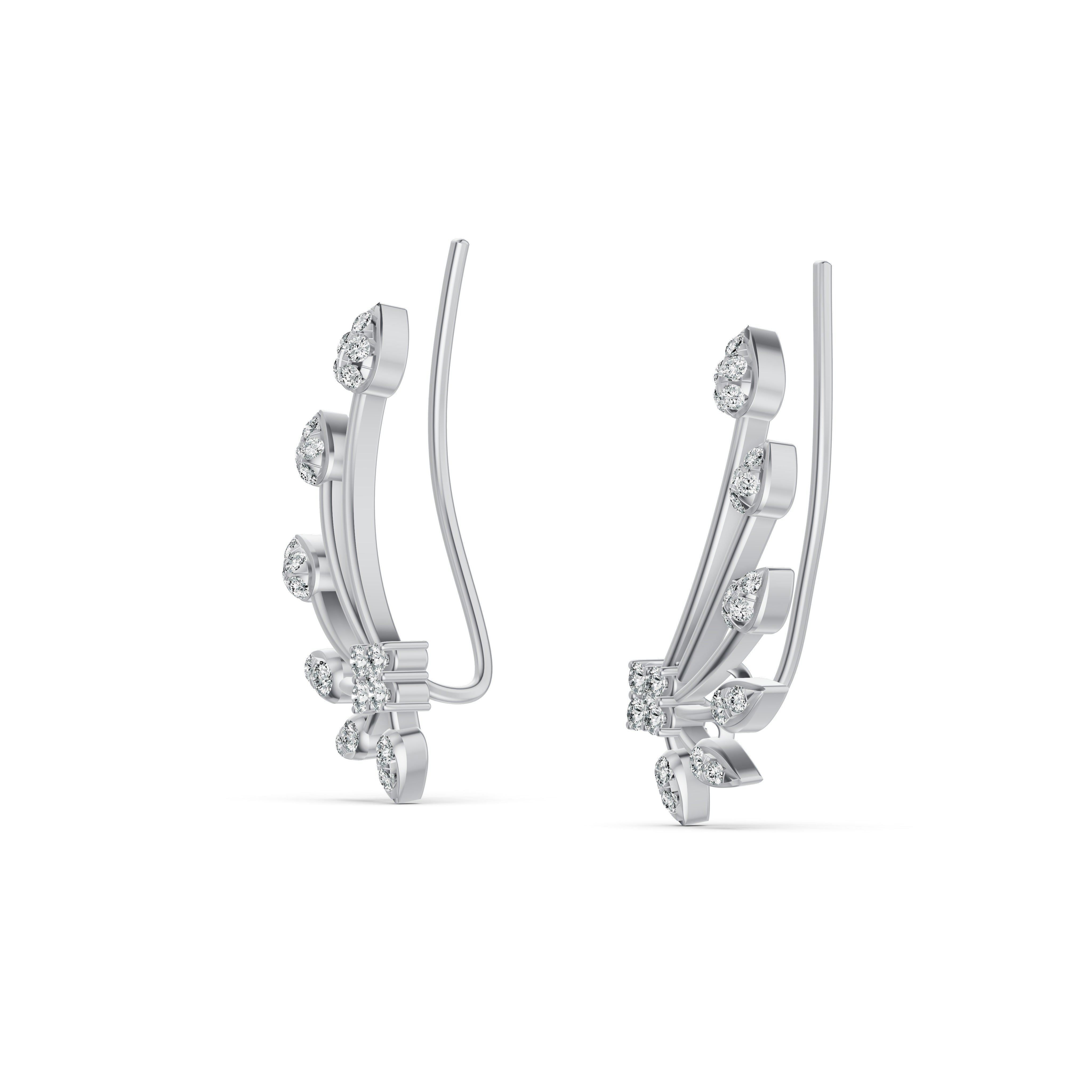 Diamond Willow Ear Cuffs
