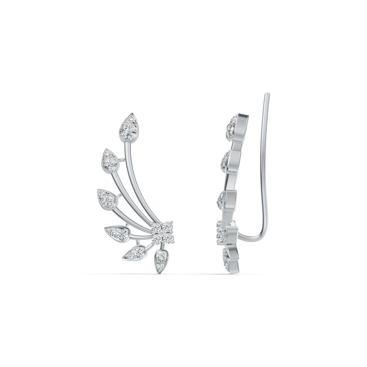Diamond Willow Ear Cuffs