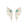Flowy Butterfly Diamond Earrings