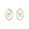 Spiral Reverie Diamond Stud Earrings