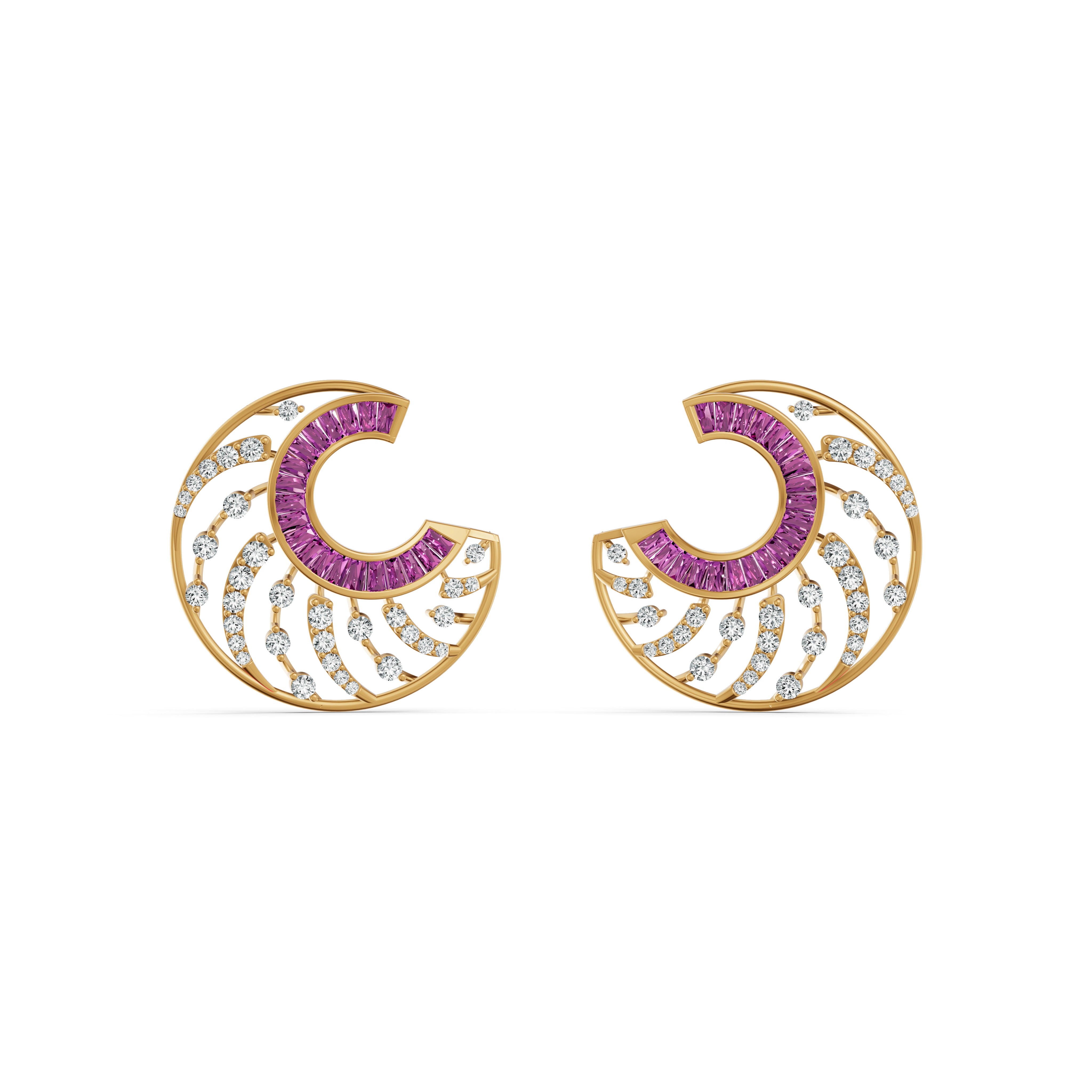 Blush Symphony Diamond Earrings