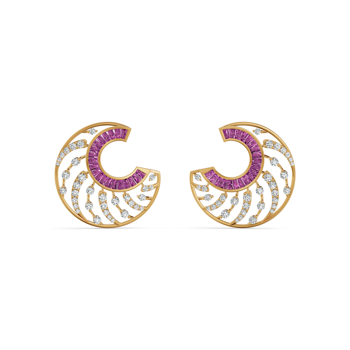 Blush Symphony Diamond Earrings
