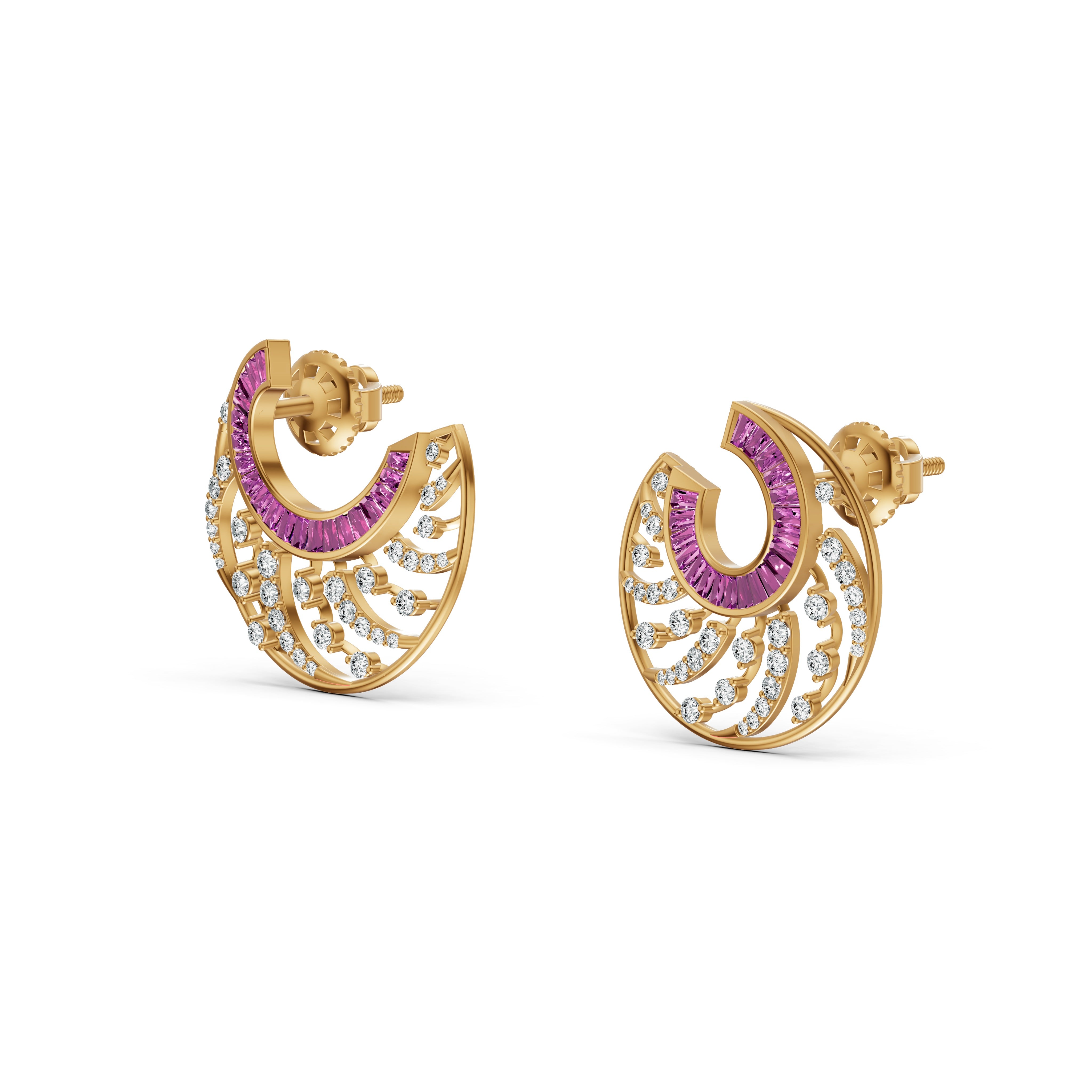 Blush Symphony Diamond Earrings
