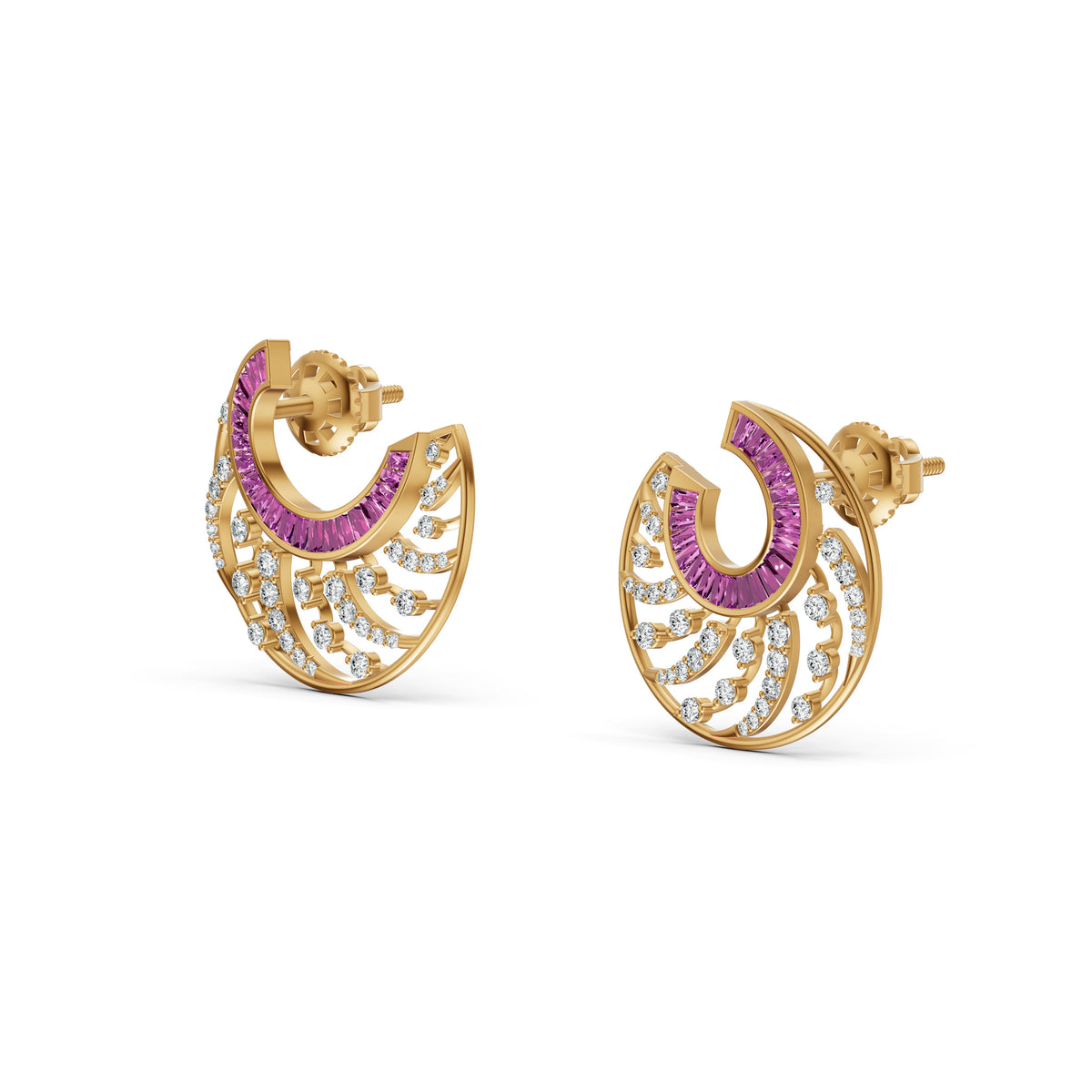 Blush Symphony Diamond Earrings