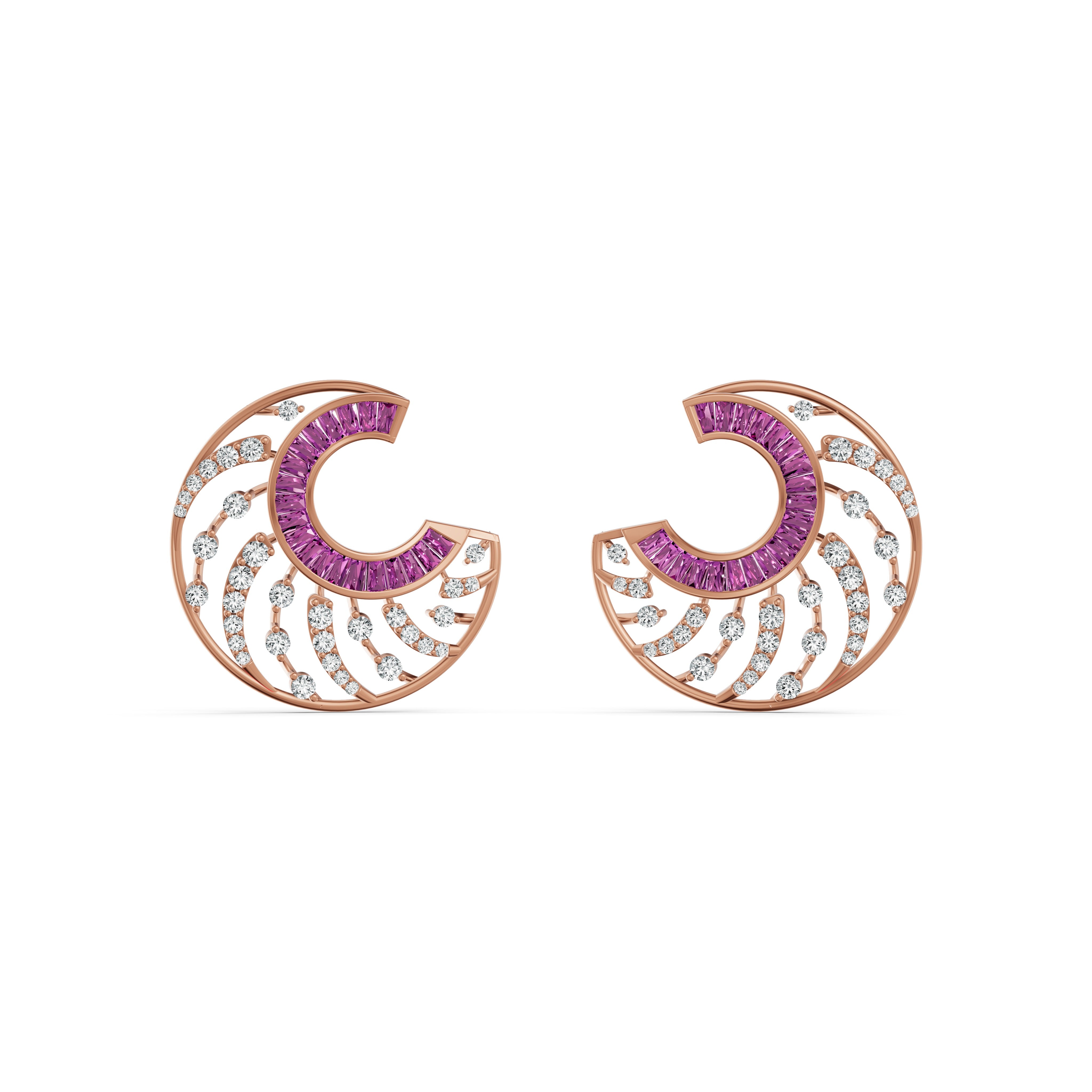 Blush Symphony Diamond Earrings