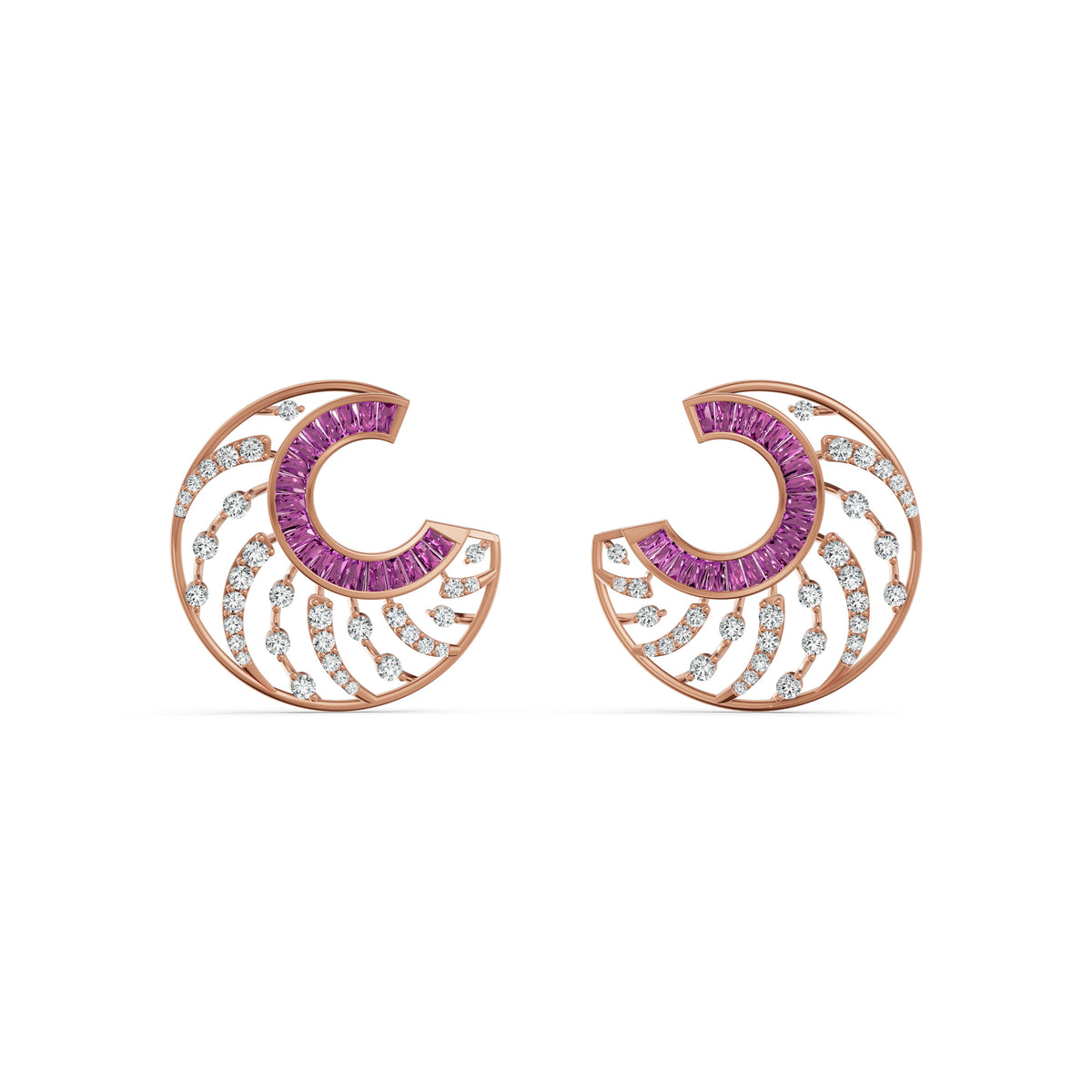 Blush Symphony Diamond Earrings