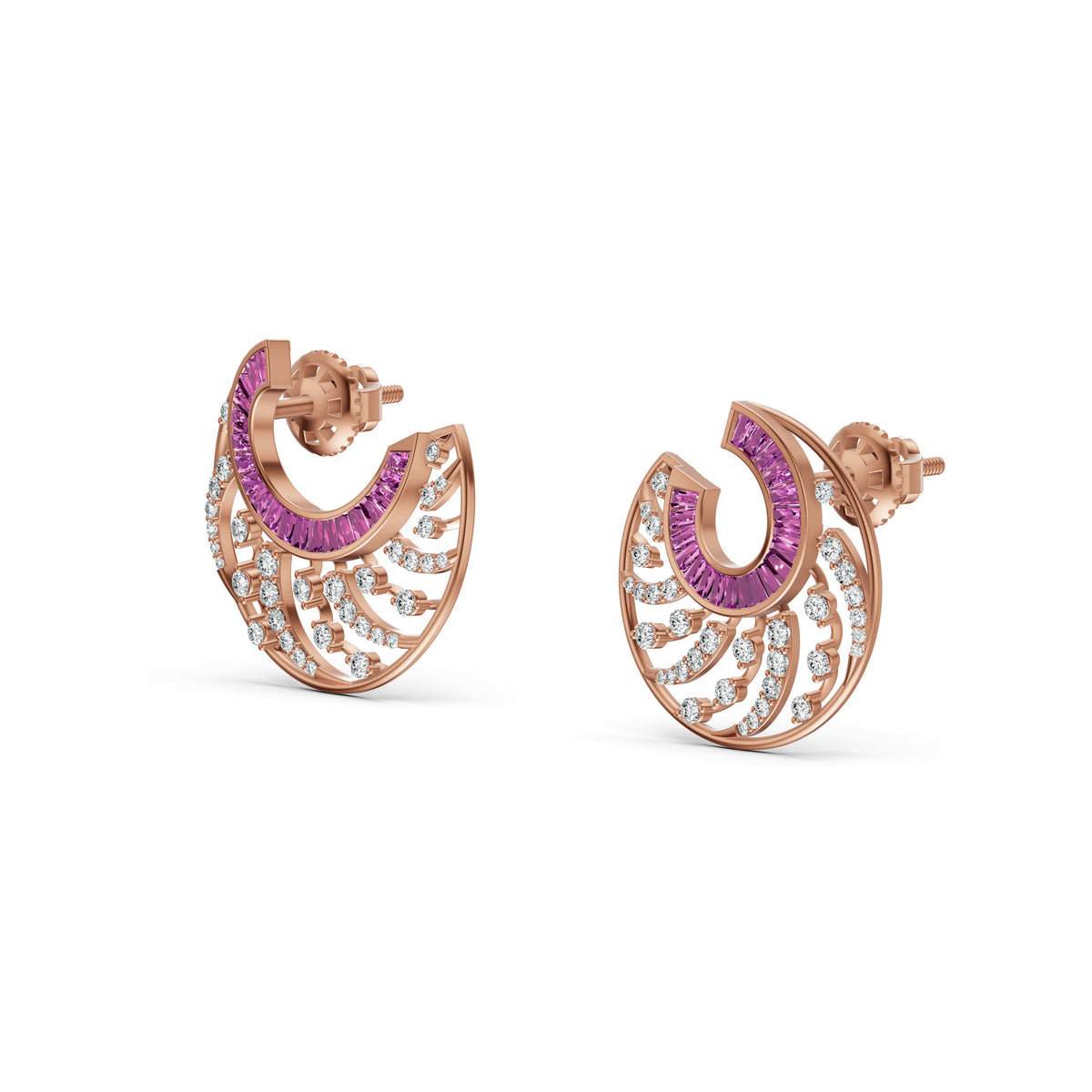 Blush Symphony Diamond Earrings