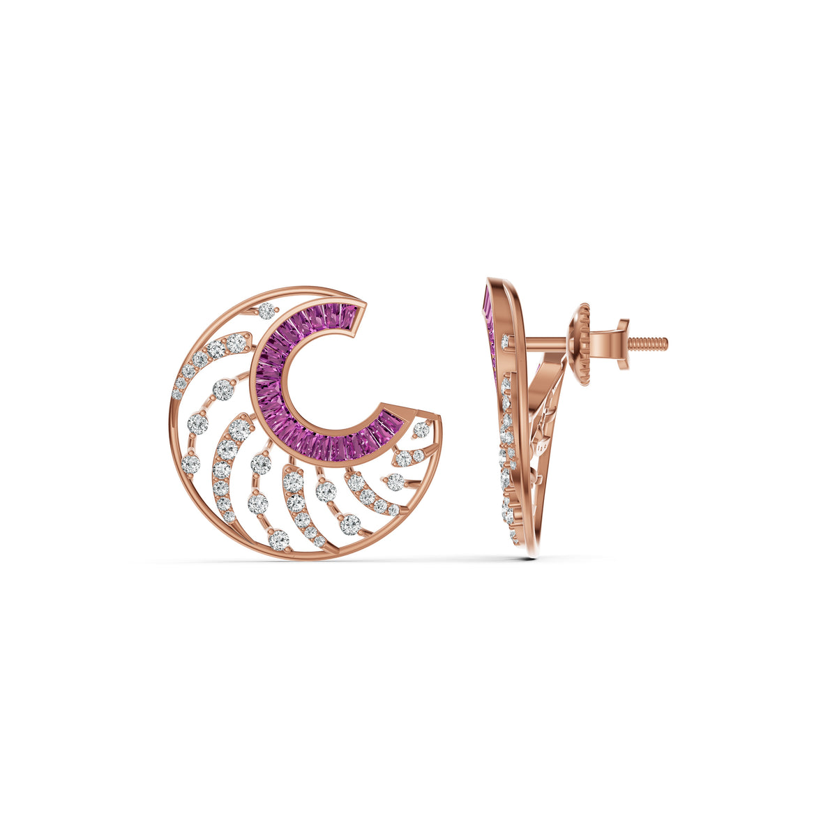 Blush Symphony Diamond Earrings