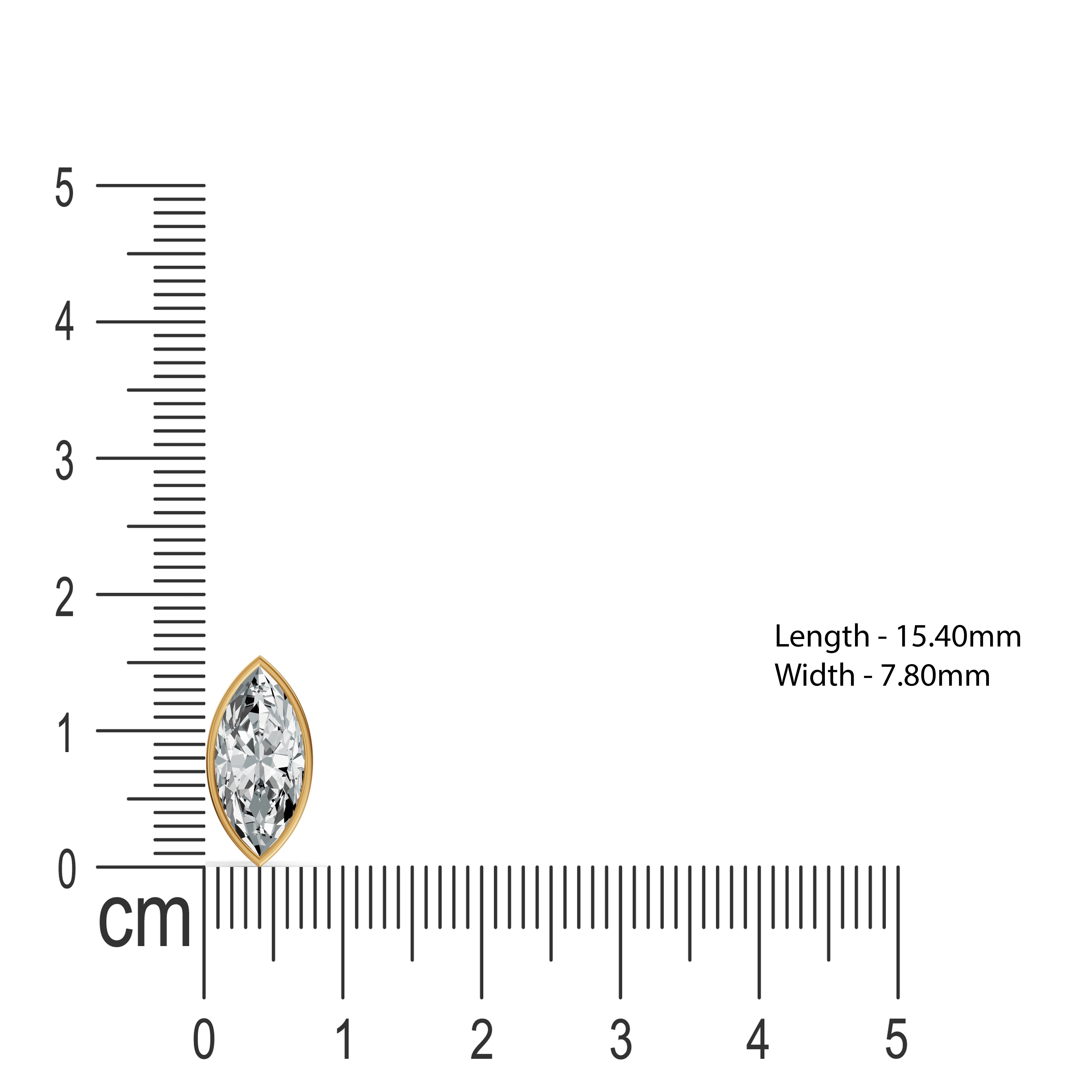 Poise Marquise Solitaire Stud Earrings