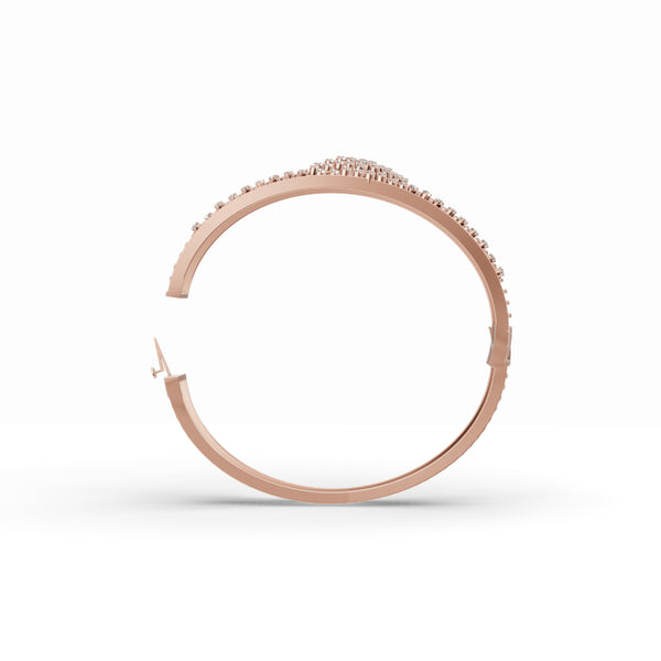Cascading Diamonds Mesh Bracelet