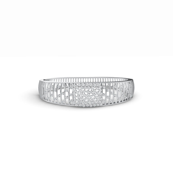 Cascading Diamonds Mesh Bracelet