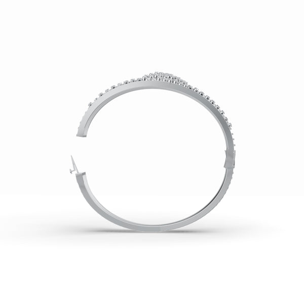 Cascading Diamonds Mesh Bracelet