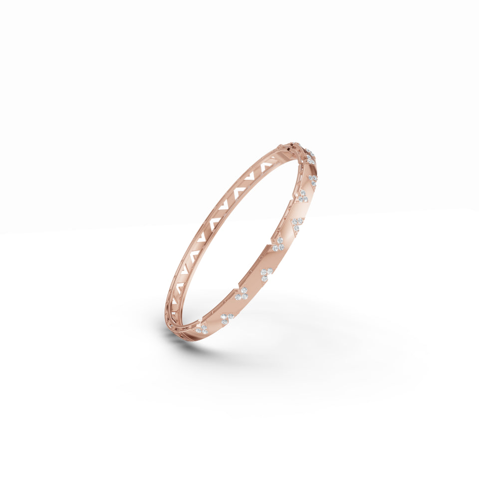 Three-Diamond Cluster Bracelet