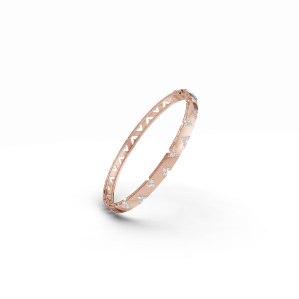 Three-Diamond Cluster Bracelet