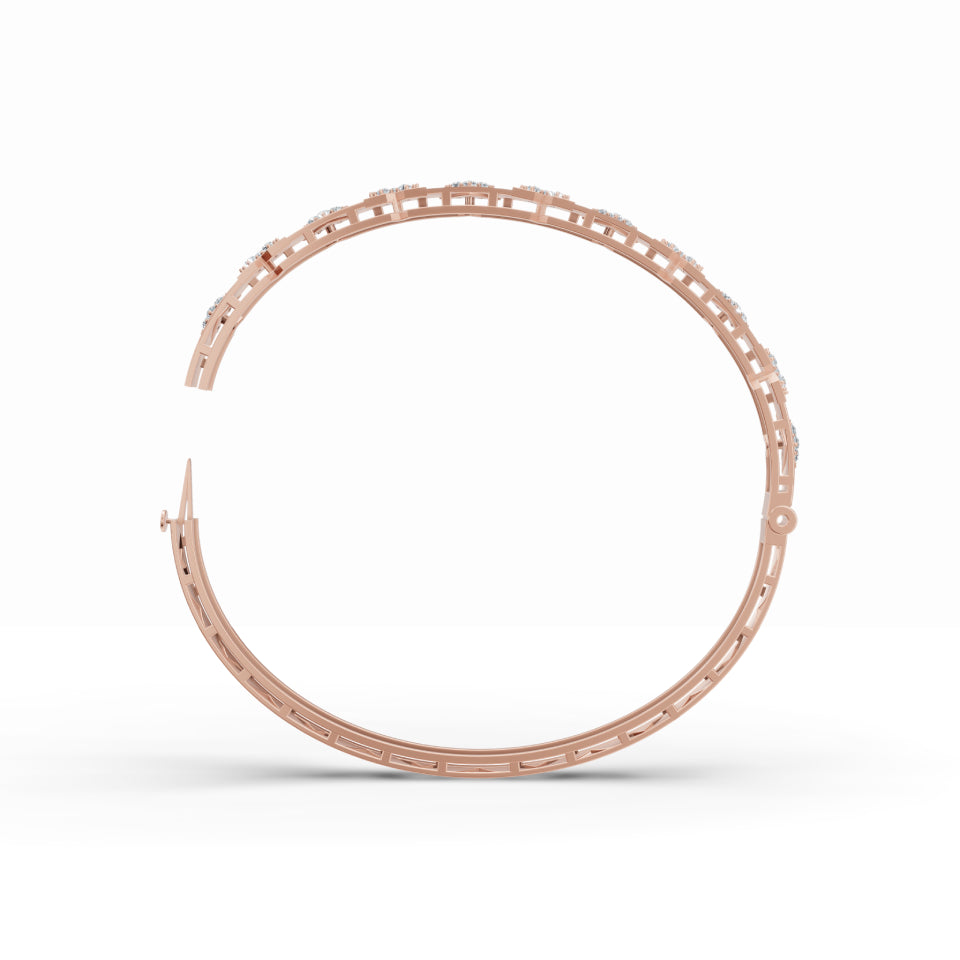 Three-Diamond Cluster Bracelet