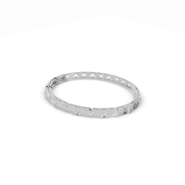 Three-Diamond Cluster Bracelet