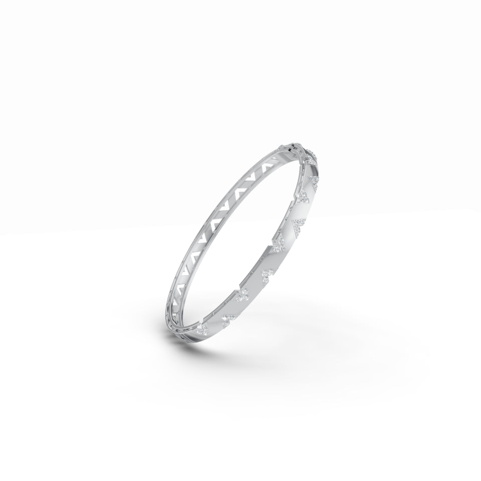 Three-Diamond Cluster Bracelet