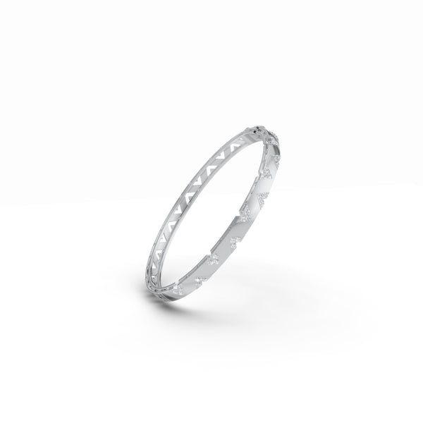 Three-Diamond Cluster Bracelet