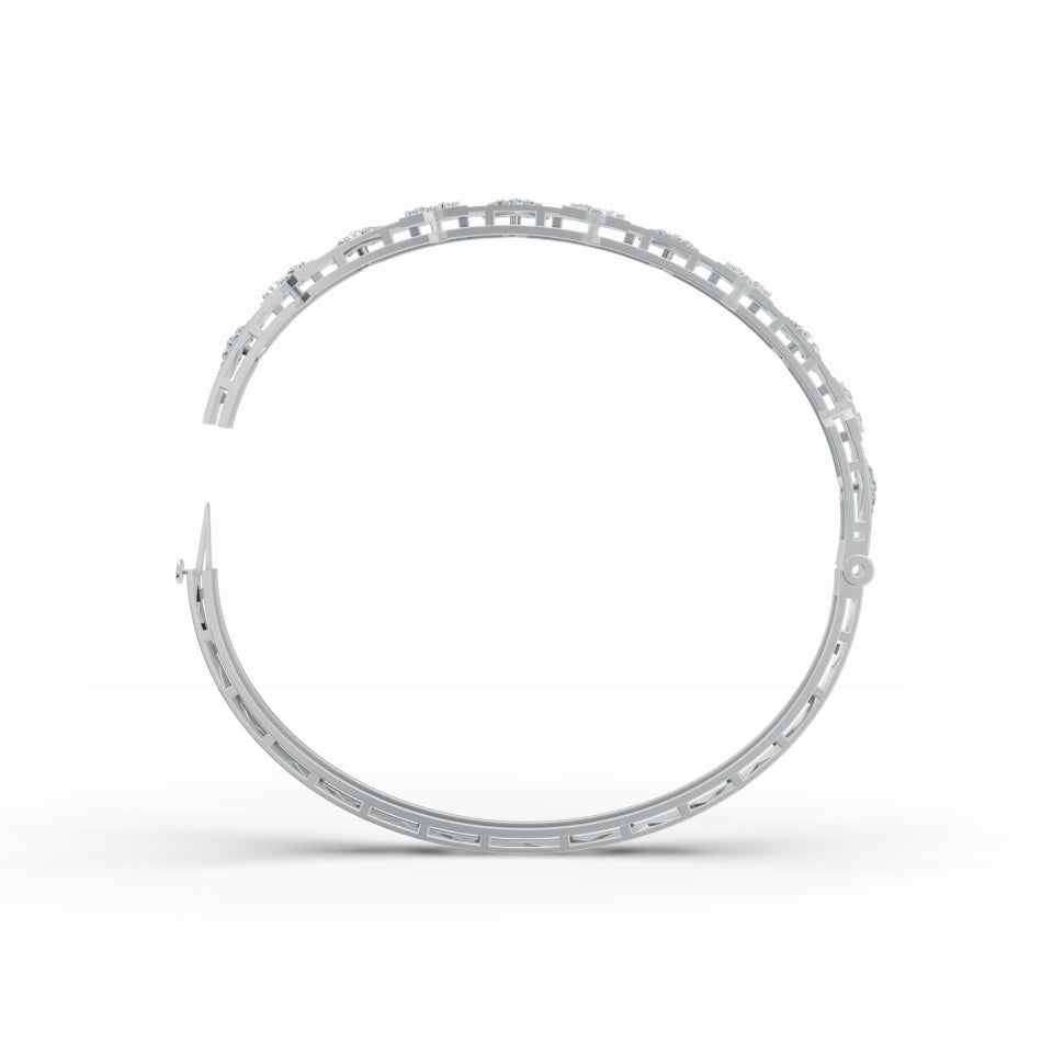 Three-Diamond Cluster Bracelet