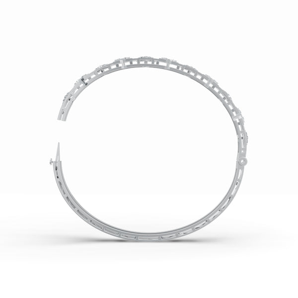 Three-Diamond Cluster Bracelet