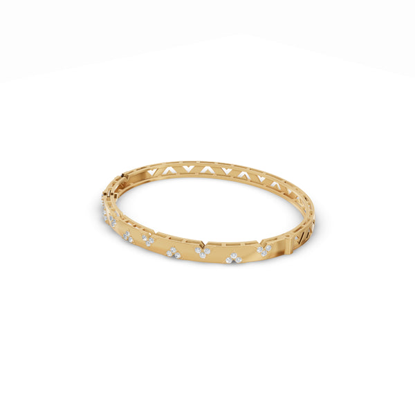 Three-Diamond Cluster Bracelet