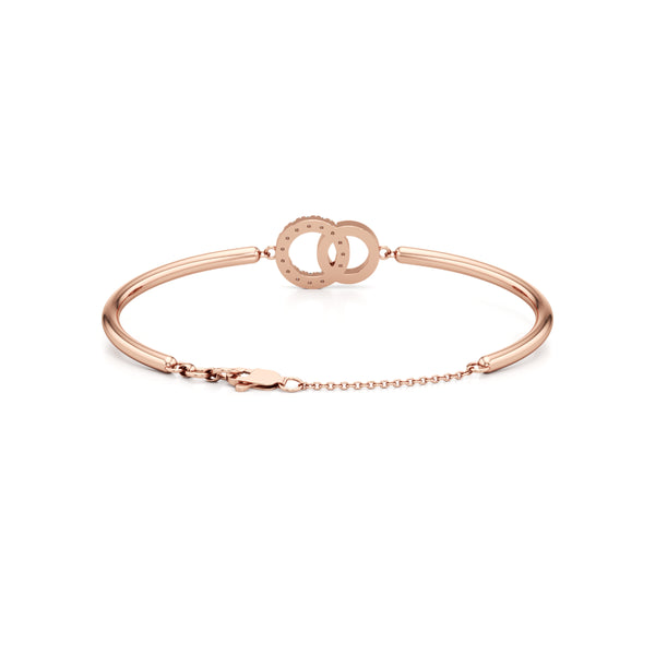 Interlinked Circles Diamond Bracelet