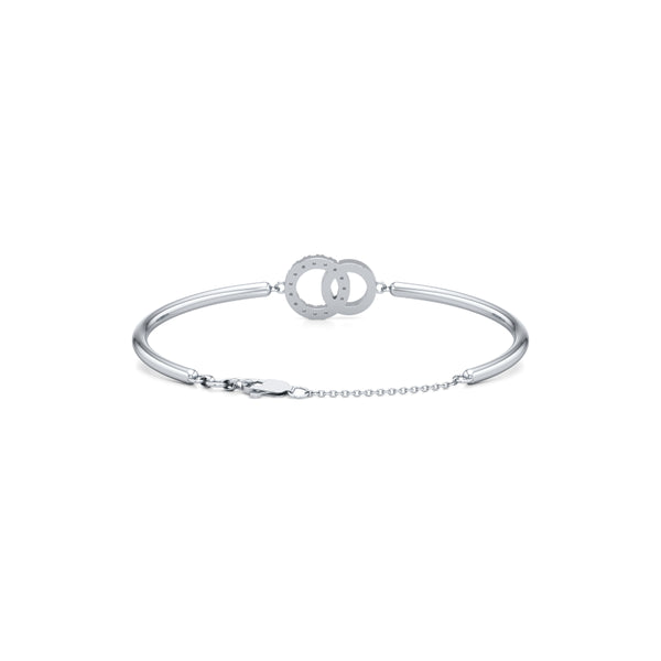 Interlinked Circles Diamond Bracelet